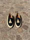 Men's Raffia Loafers in Natural & BlacK