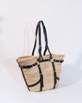 Natural Straw Harness Tote