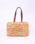 Boho Raffia Fringe Tote