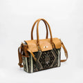 Tan & Charcoal Kilim Tote