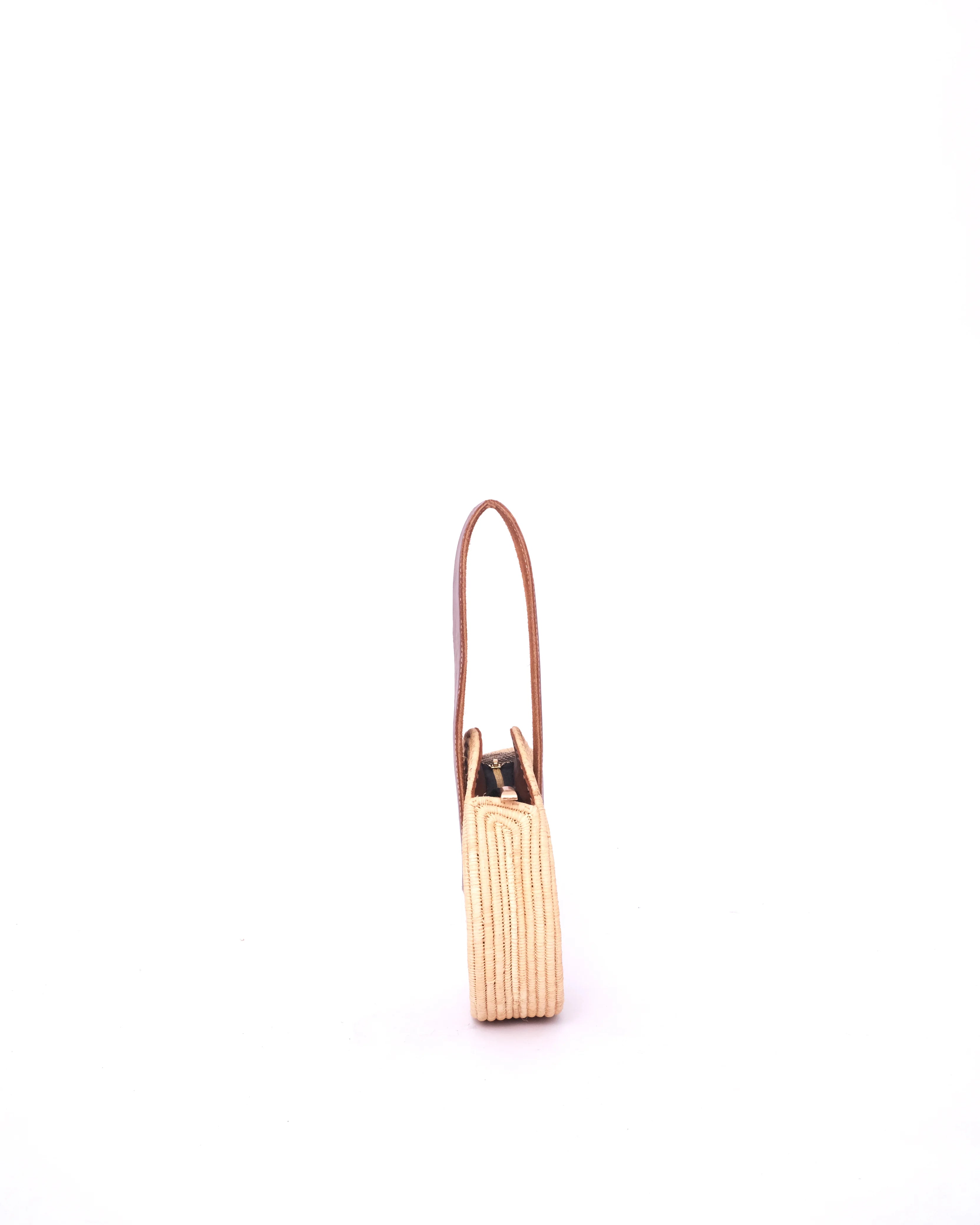 Circle Raffia Bag