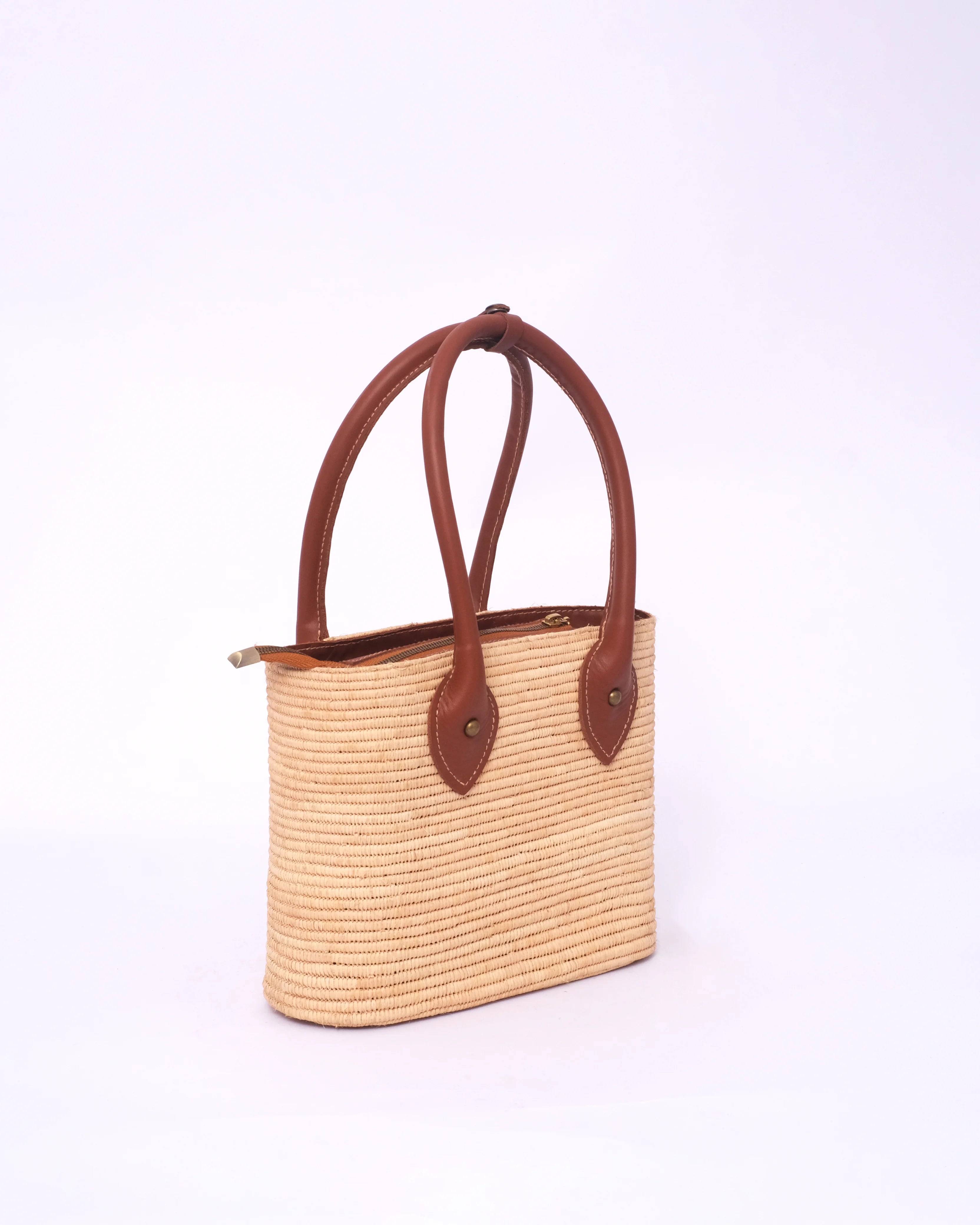 Classic Raffia Tote Bag