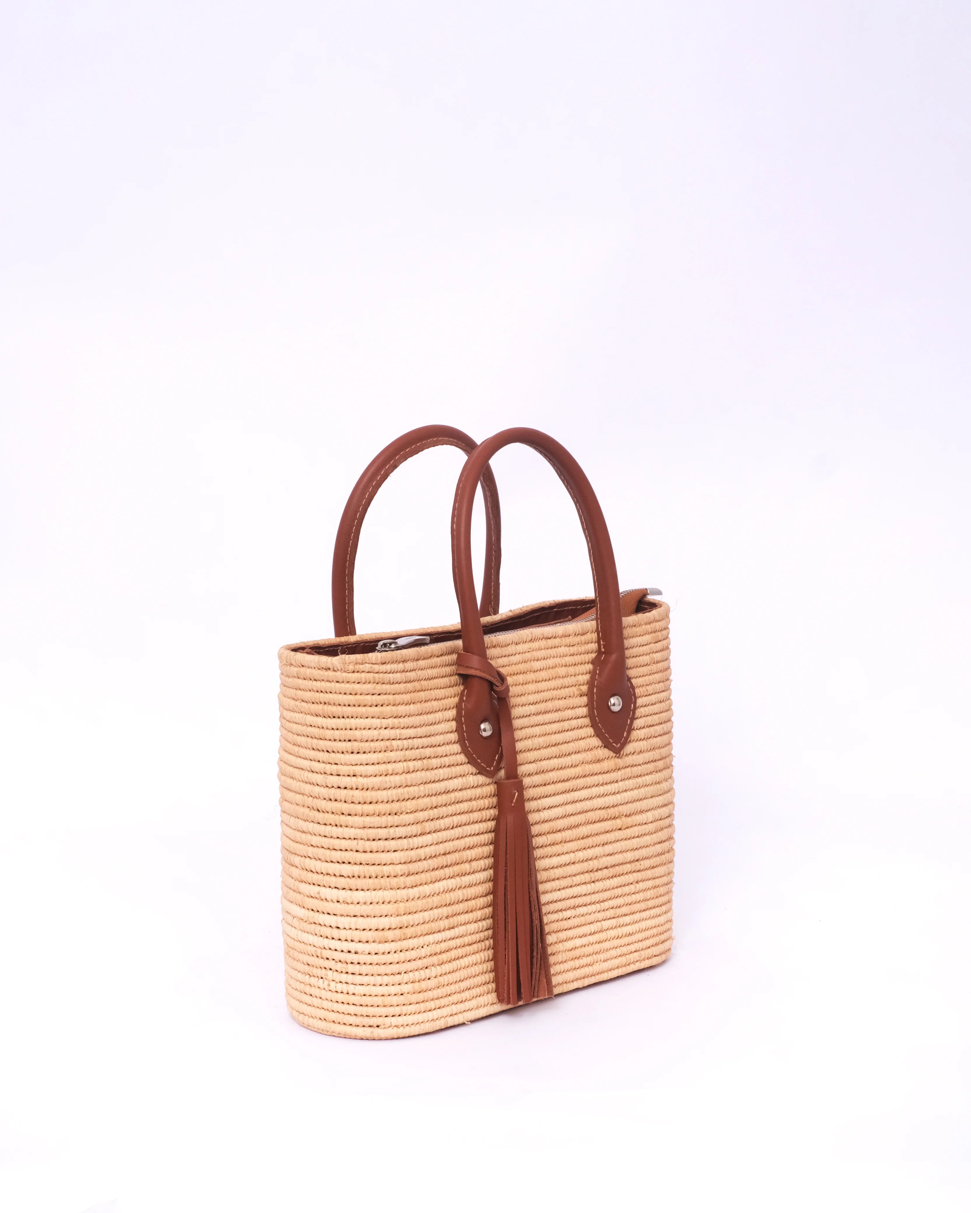 Classic Raffia Tote Bag