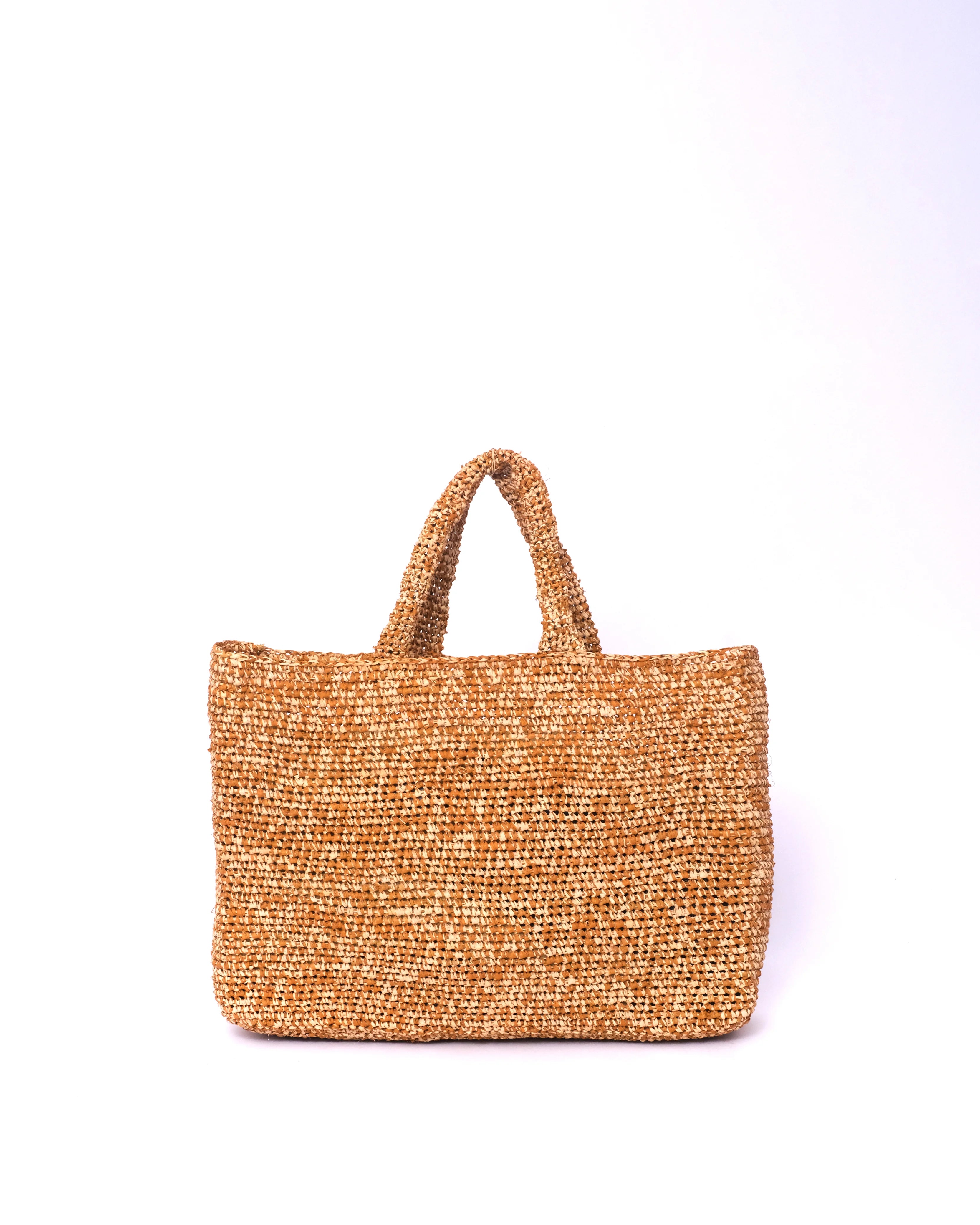 Crochet Raffia Tote Bag