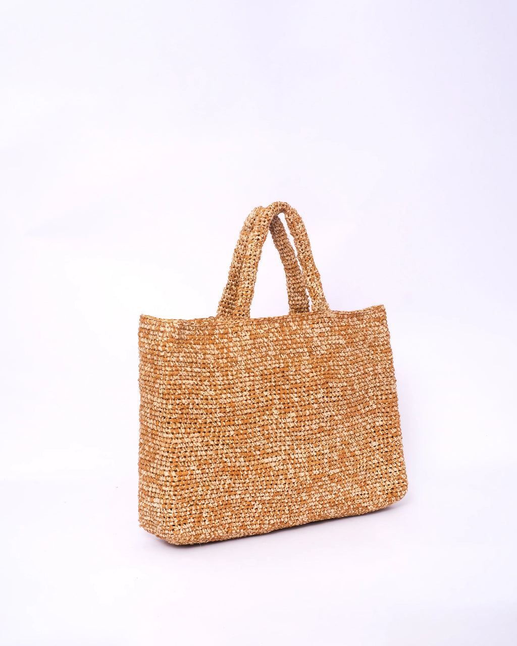 Crochet Raffia Tote Bag
