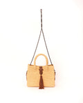 Designer Raffia Shoulder Bag