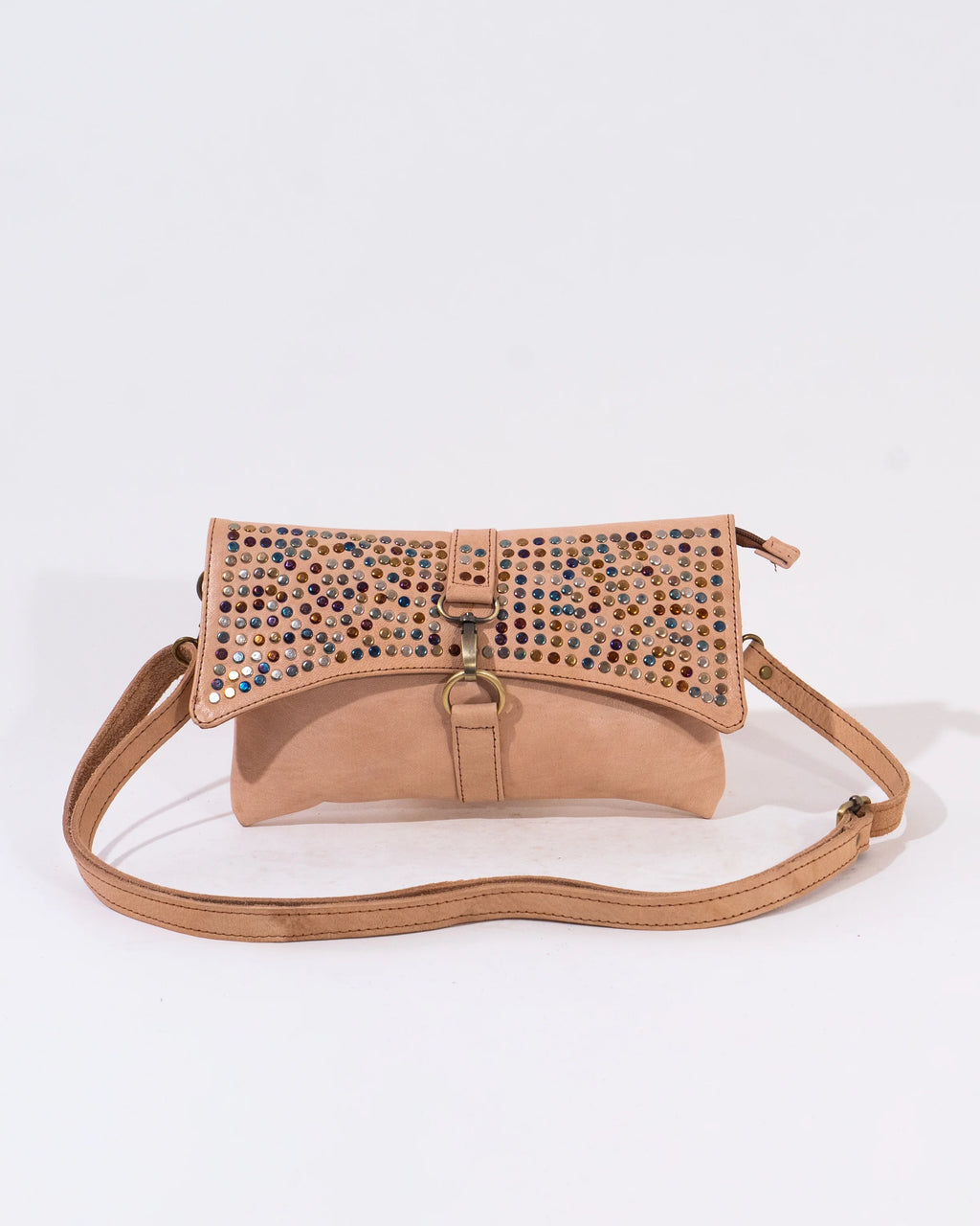 Natural Leather Crossbody Bag