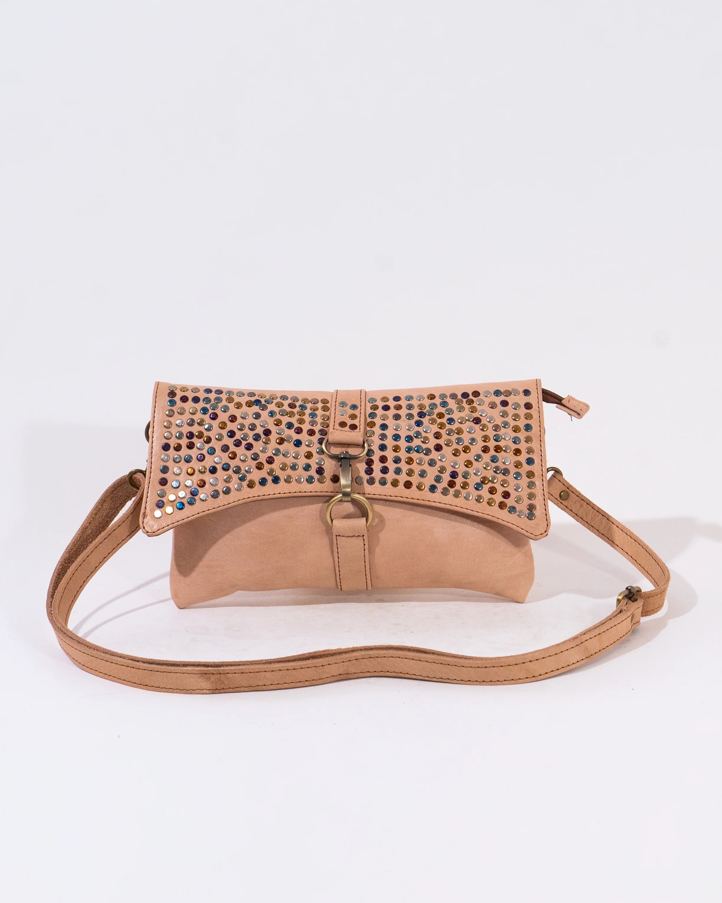 Natural Leather Crossbody Bag