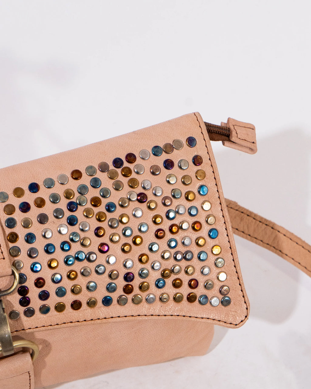 Natural Leather Crossbody Bag