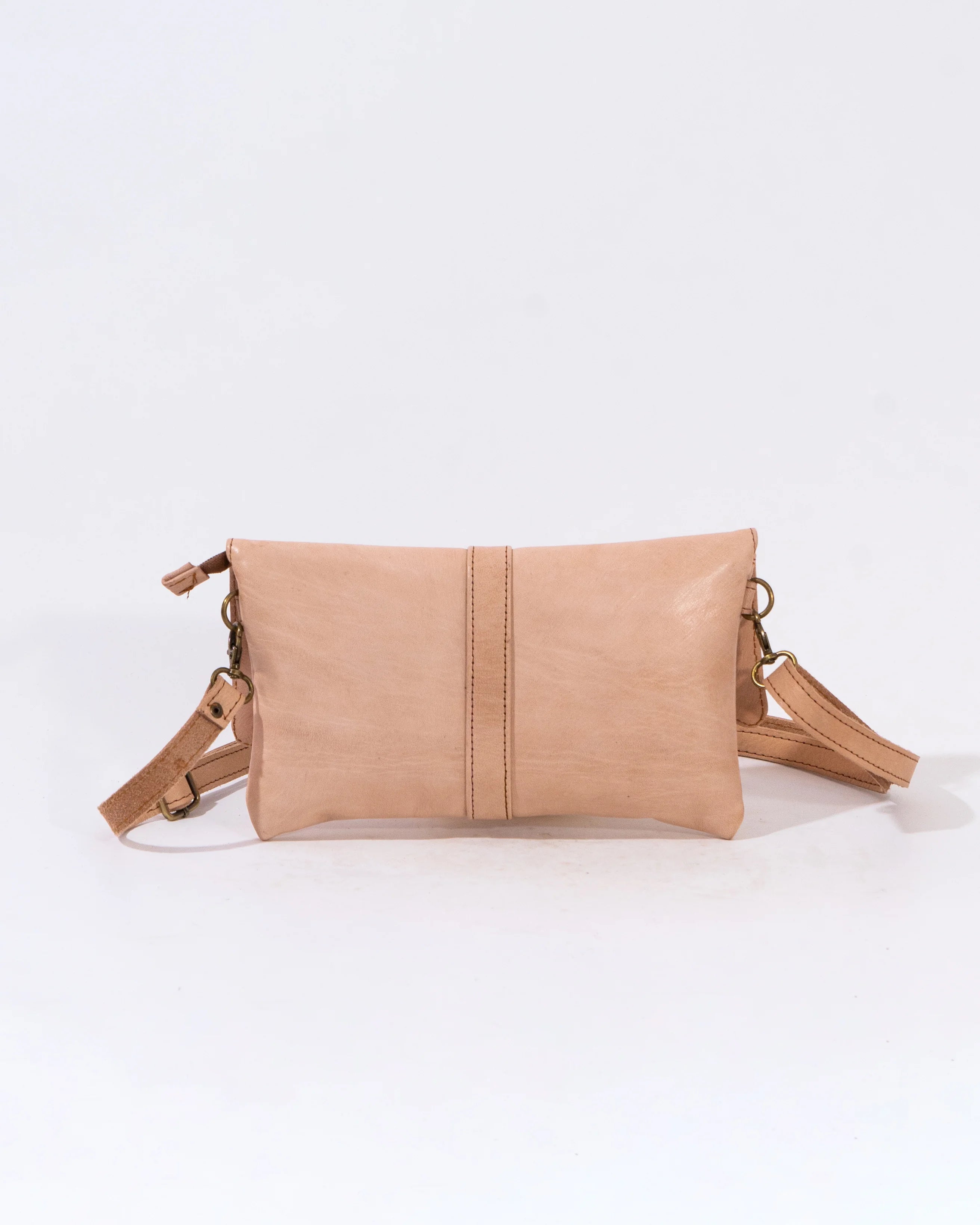 Natural Leather Crossbody Bag