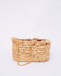 Fringed Raffia Shoulder Bag