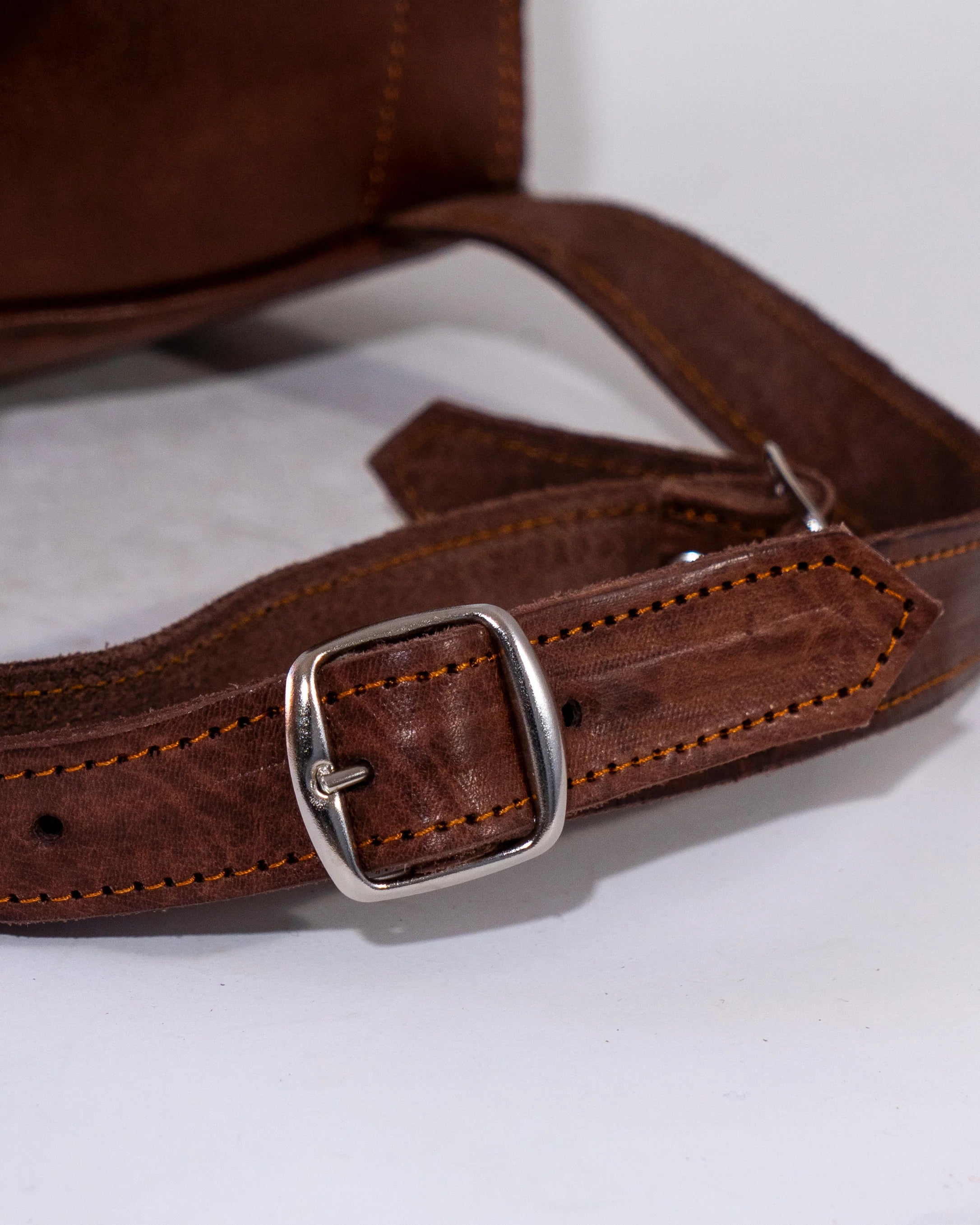 Brown Leather Backpack Bag