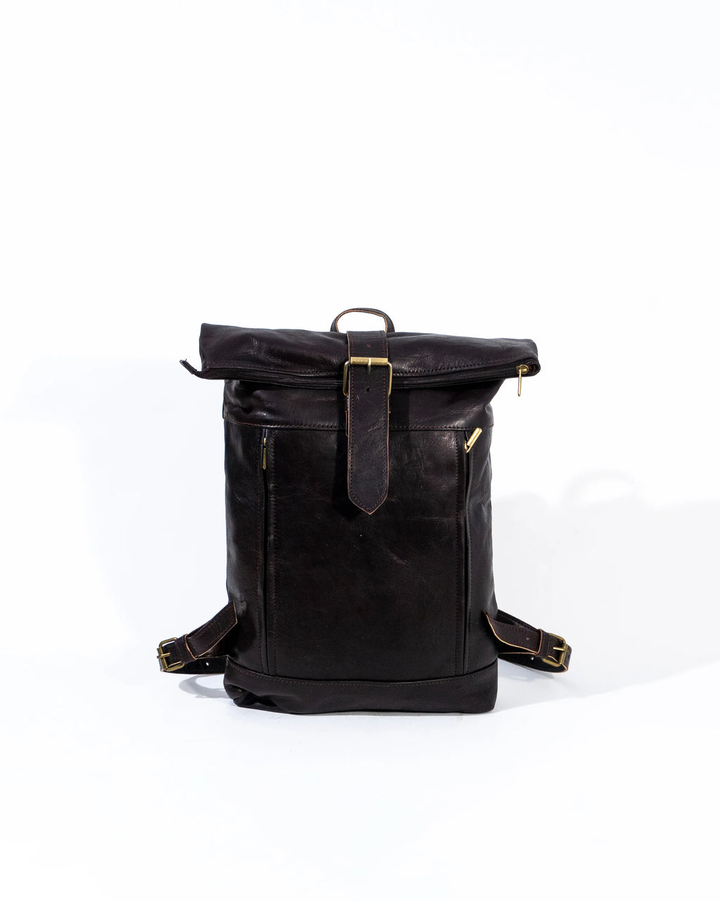 Black Leather Laptop Bag