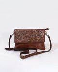 Brown Leather Crossbody Bag