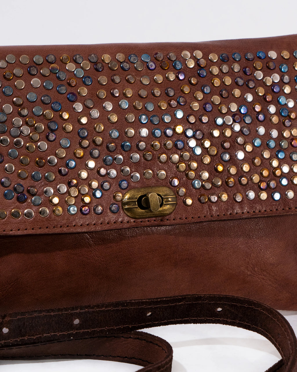 Brown Leather Crossbody Bag