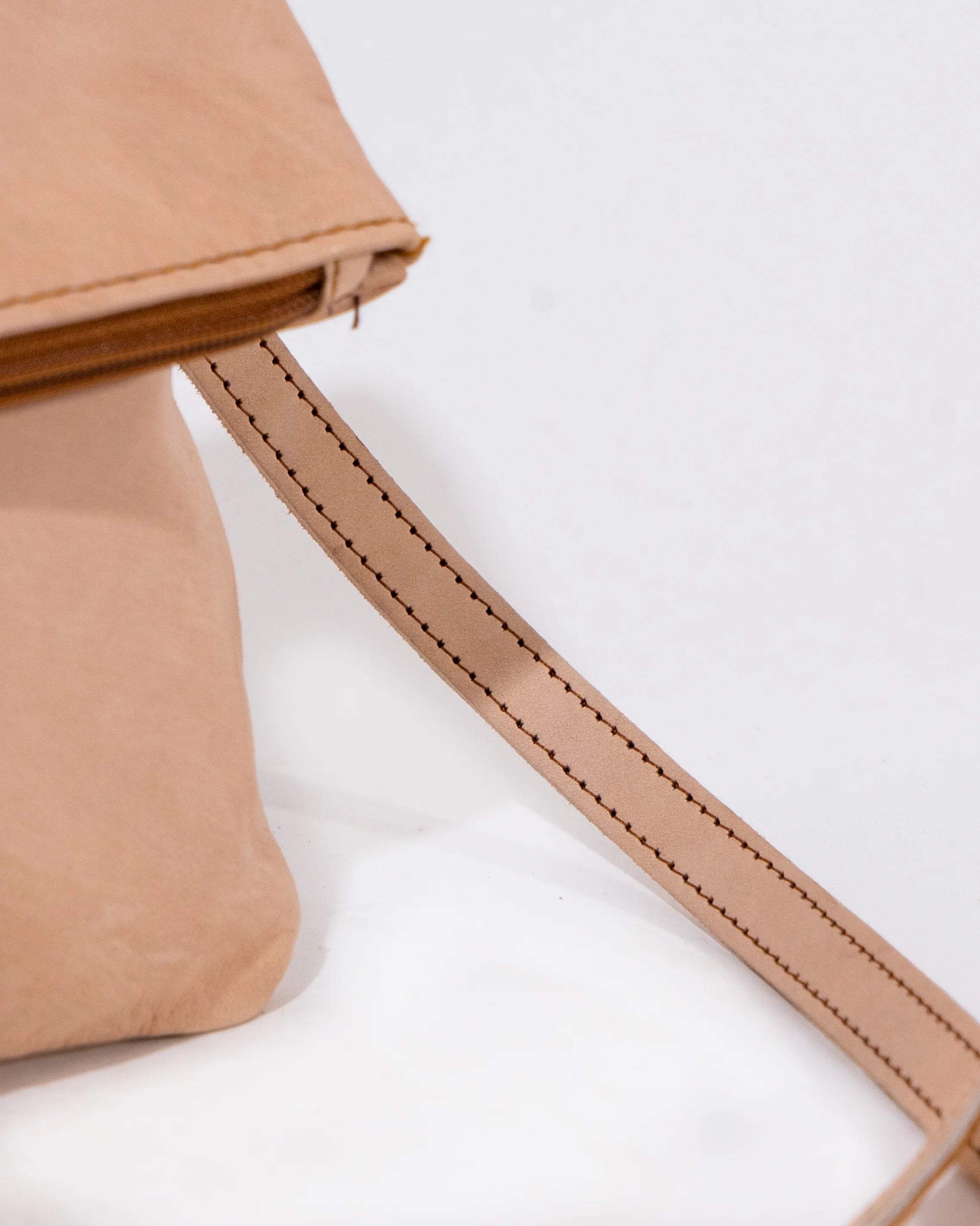 Natural Leather Soft Crossbody Bag