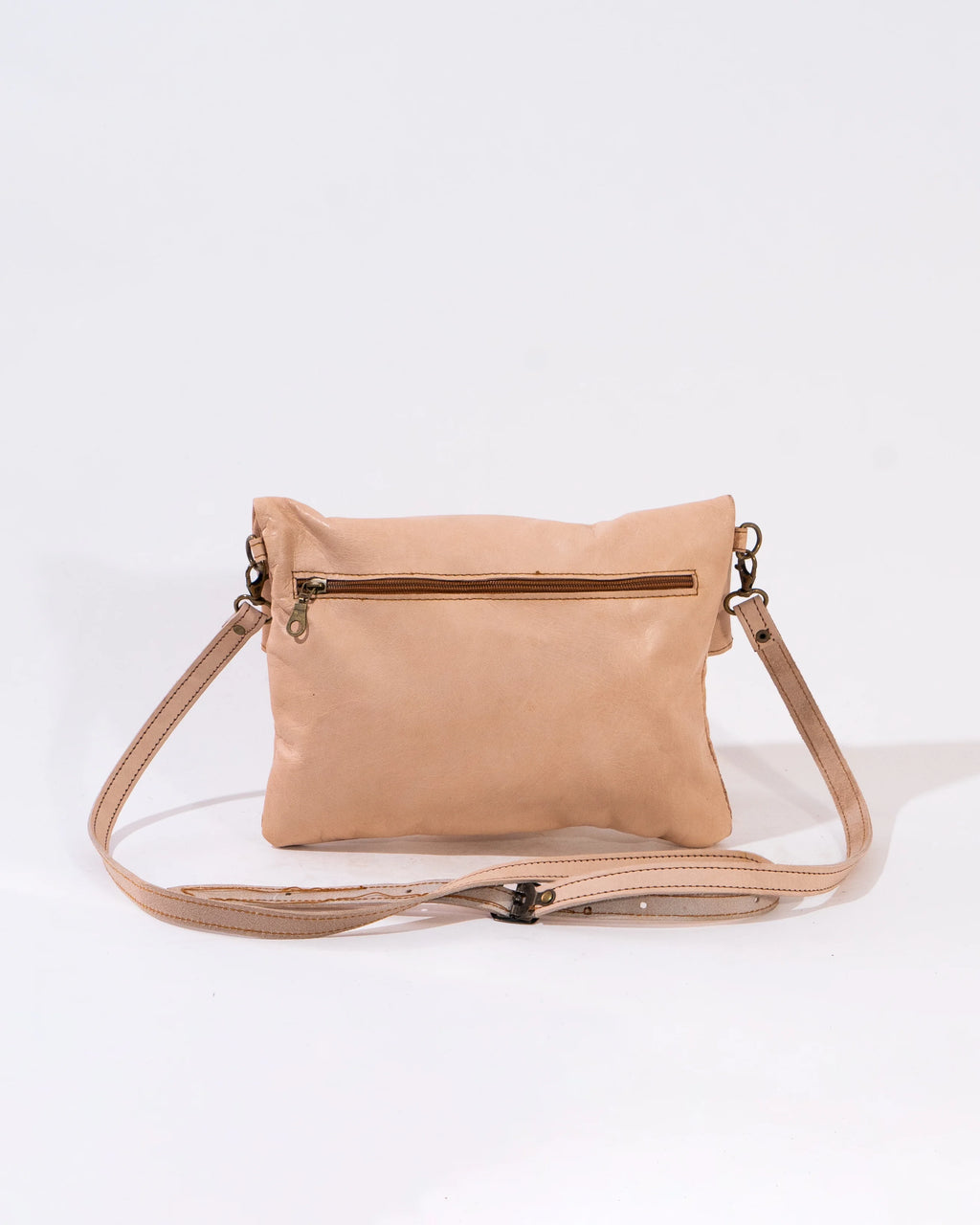 Natural Leather Soft Crossbody Bag
