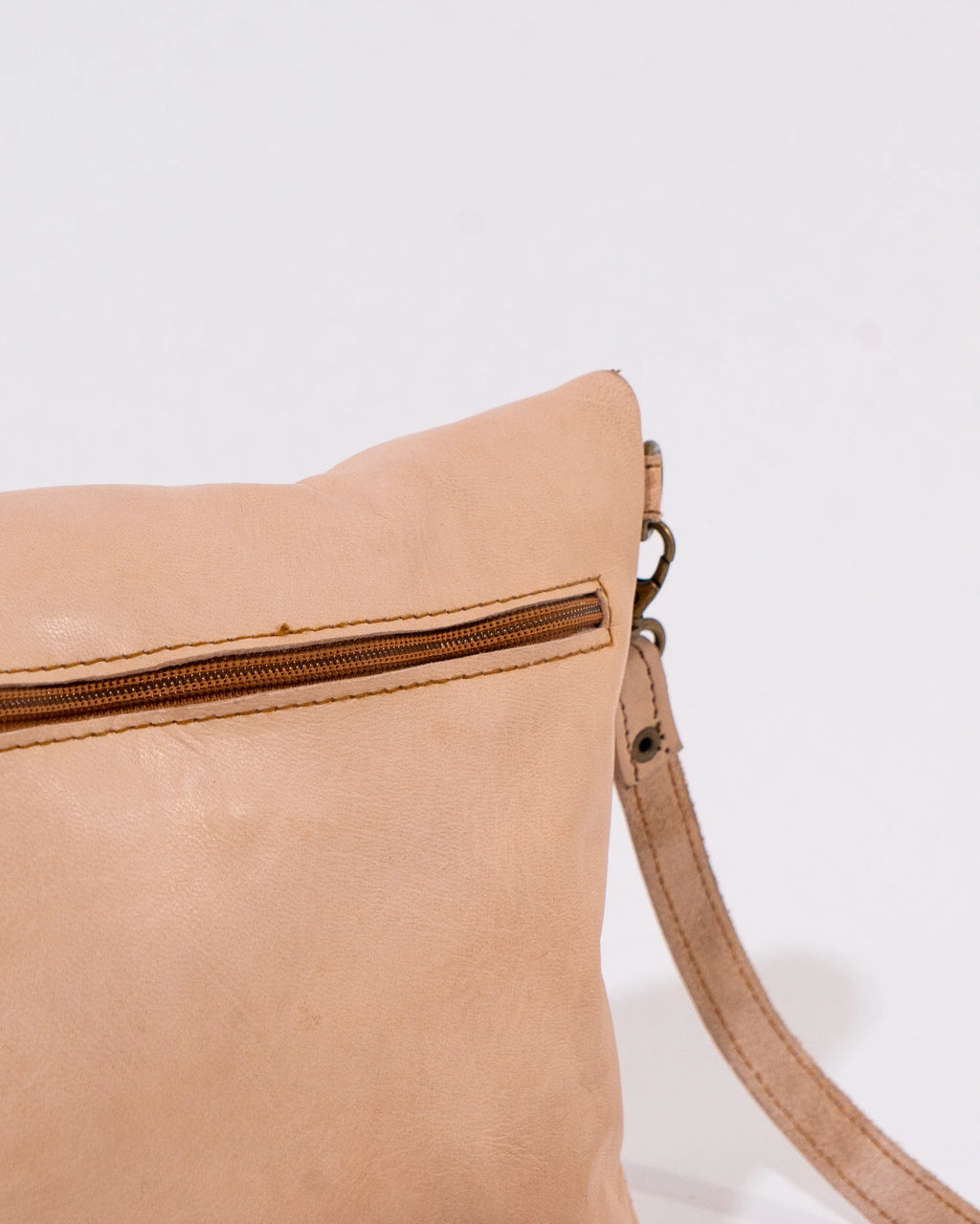Natural Leather Soft Crossbody Bag