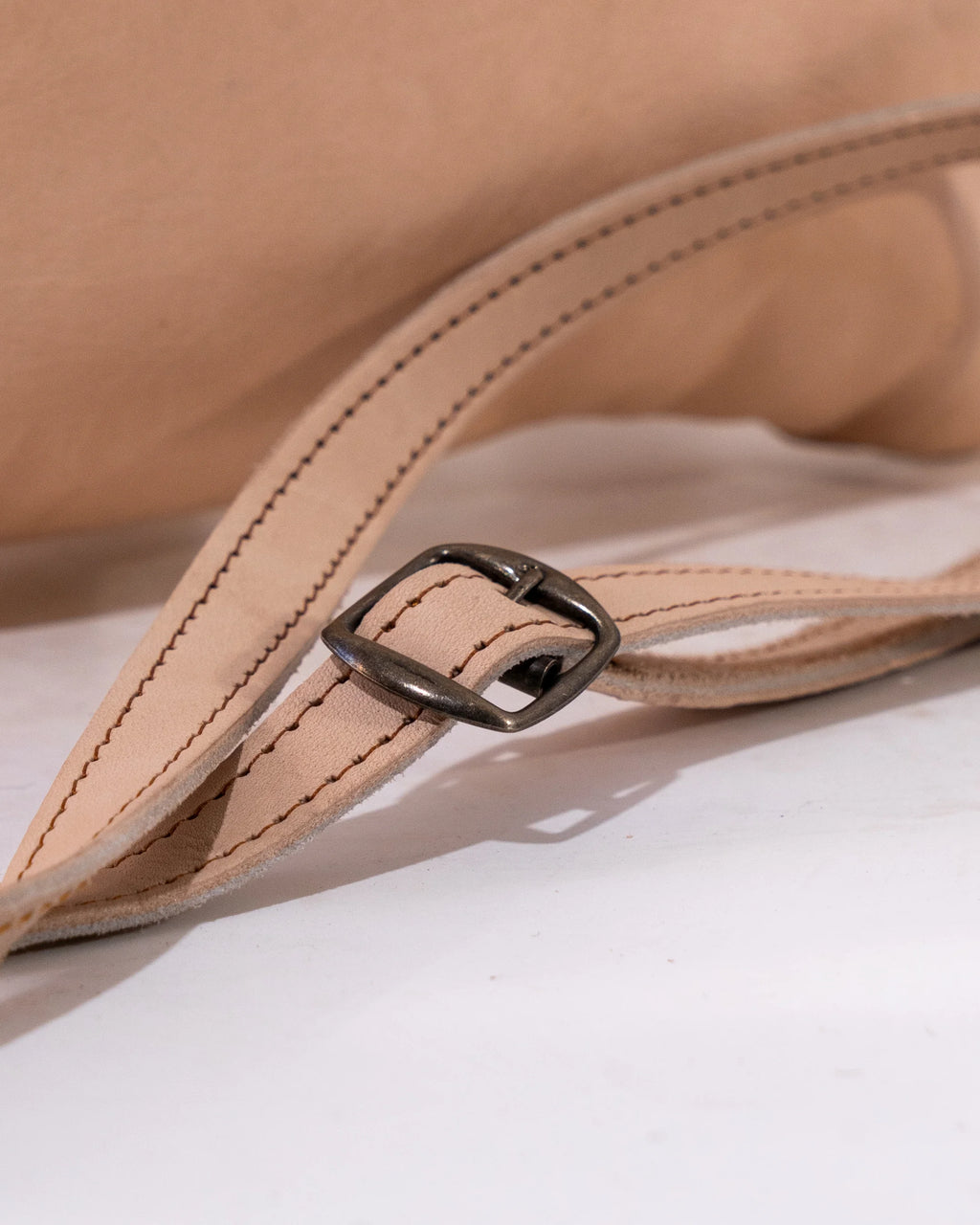 Natural Leather Soft Crossbody Bag