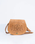 Tan Leather Crossbody Bag