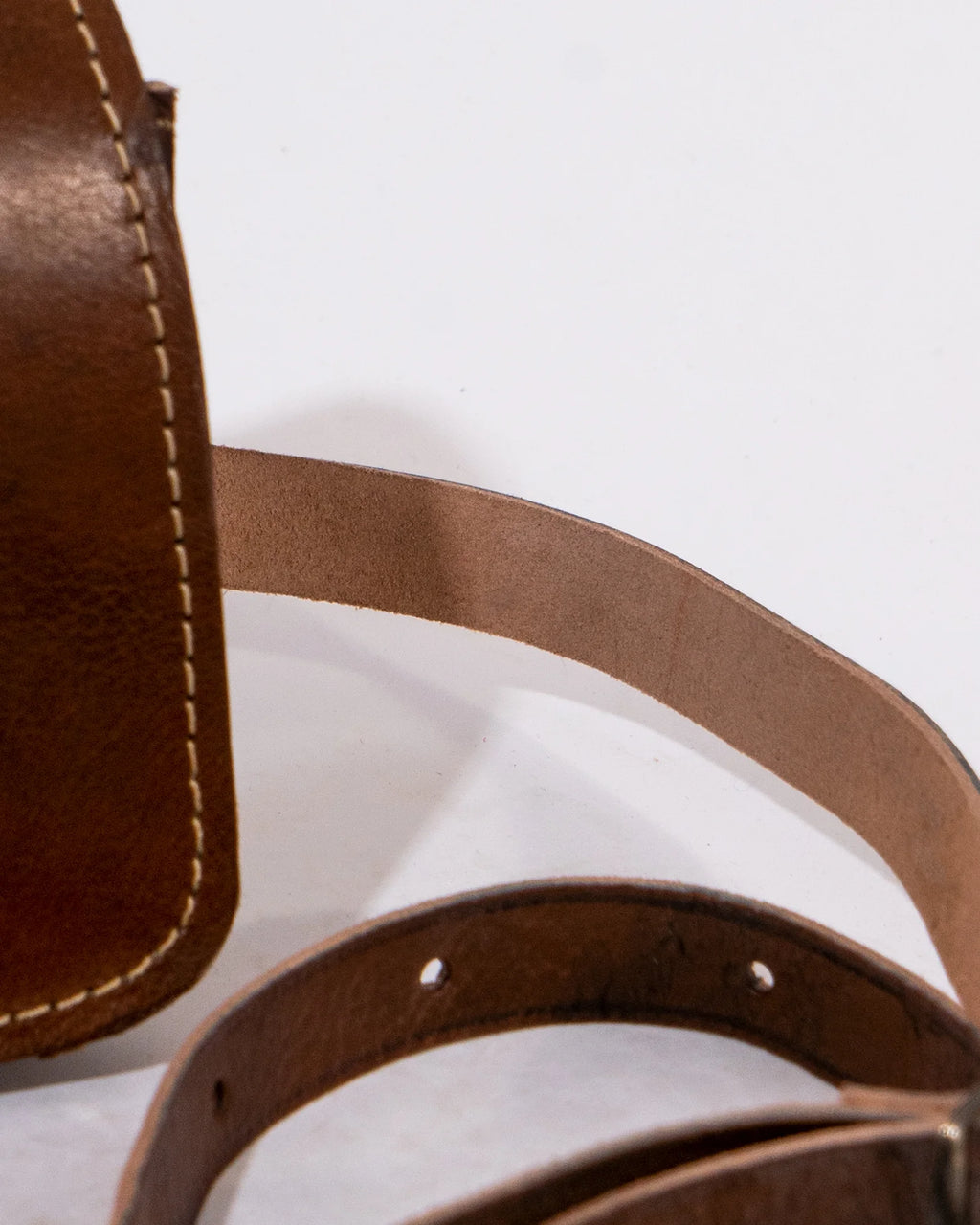 Brown Leather Mini Crossbody Bag