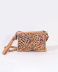 Natural Leather Mini Crossbody Bag