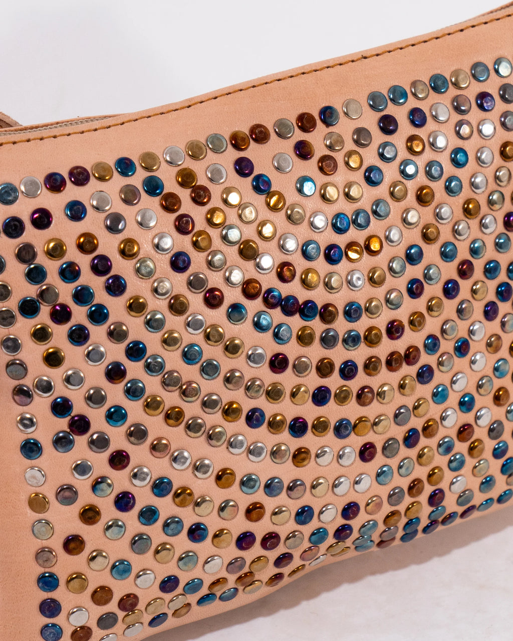 Natural Leather Mini Crossbody Bag
