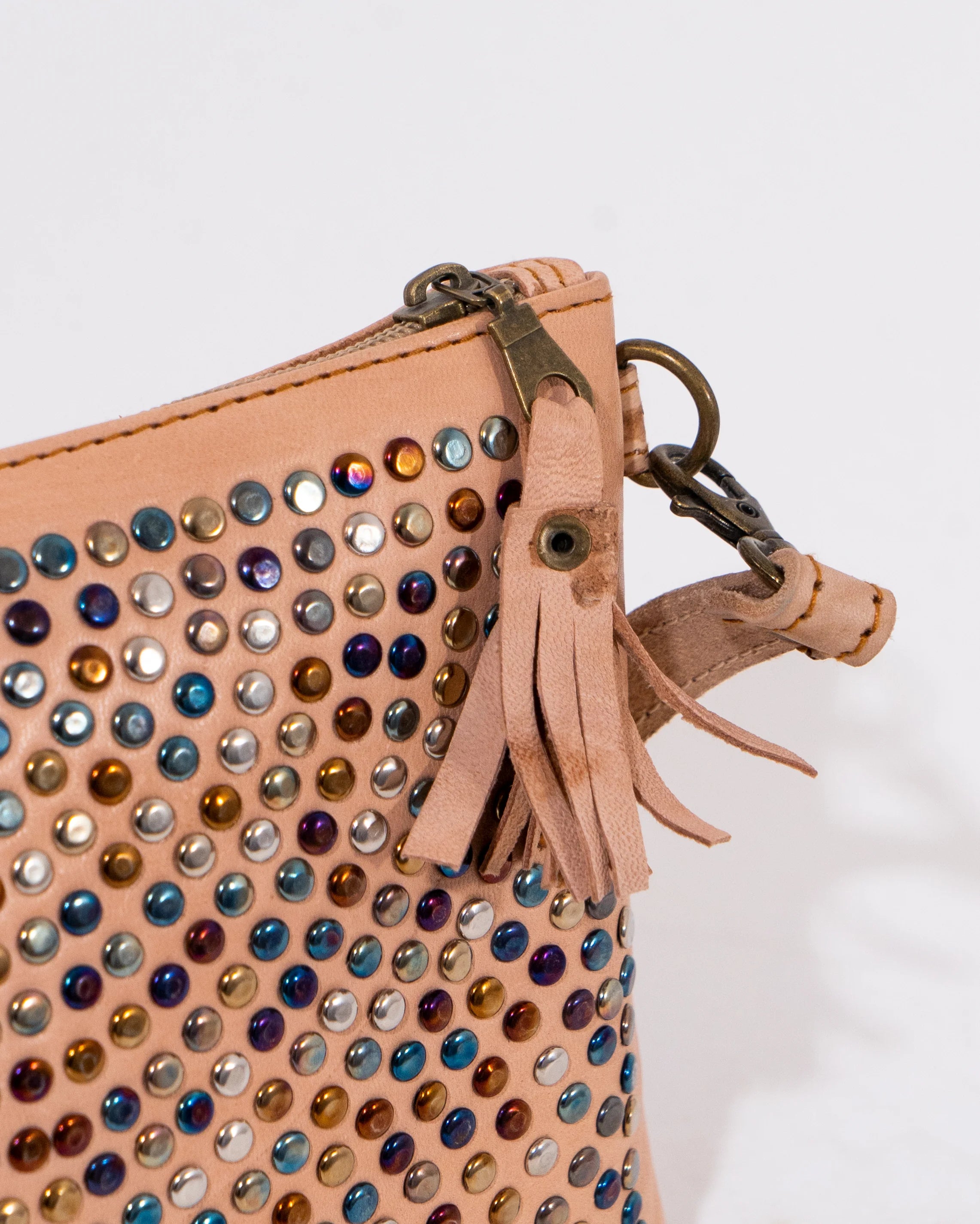 Natural Leather Mini Crossbody Bag