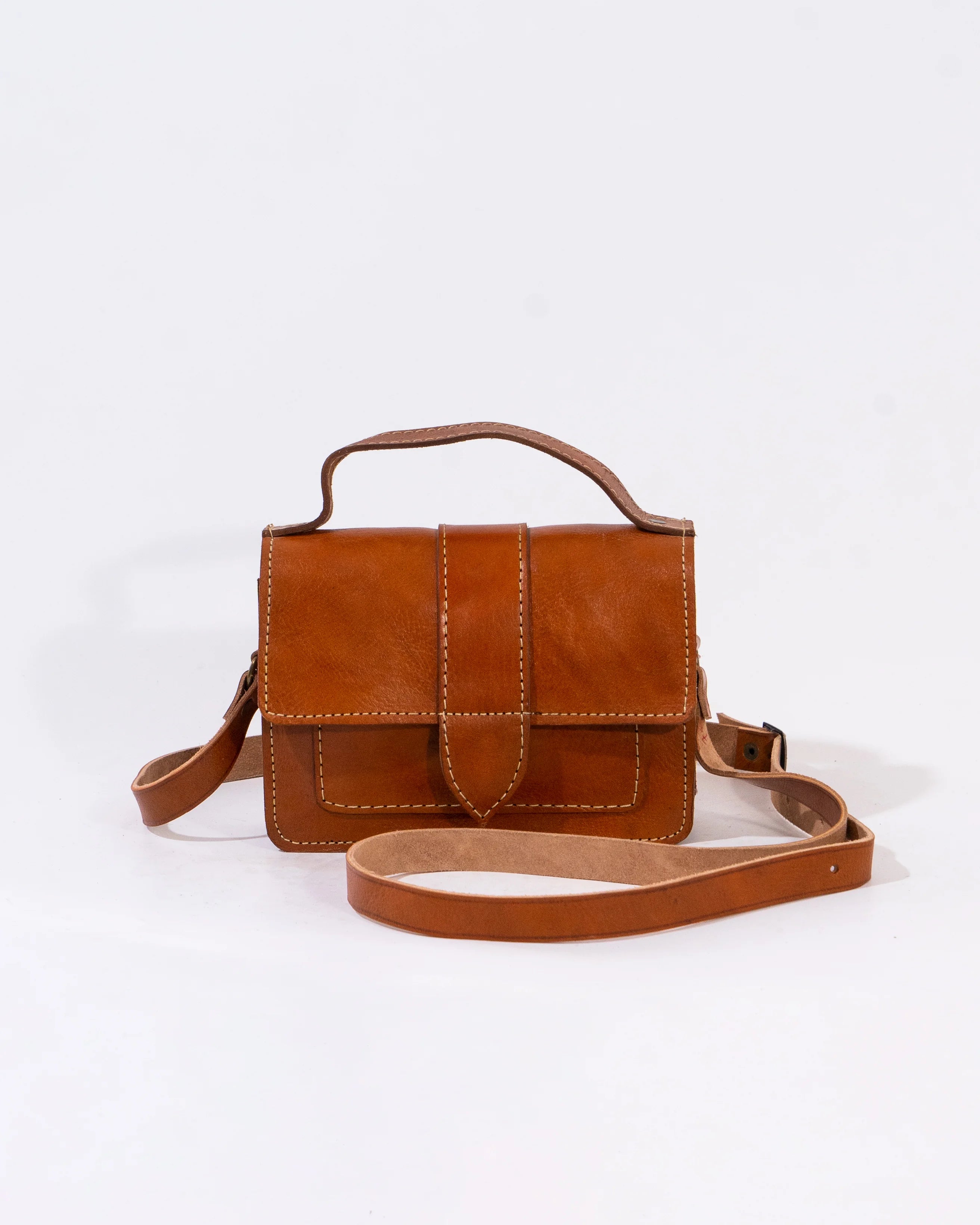 Leather Satchel Bag