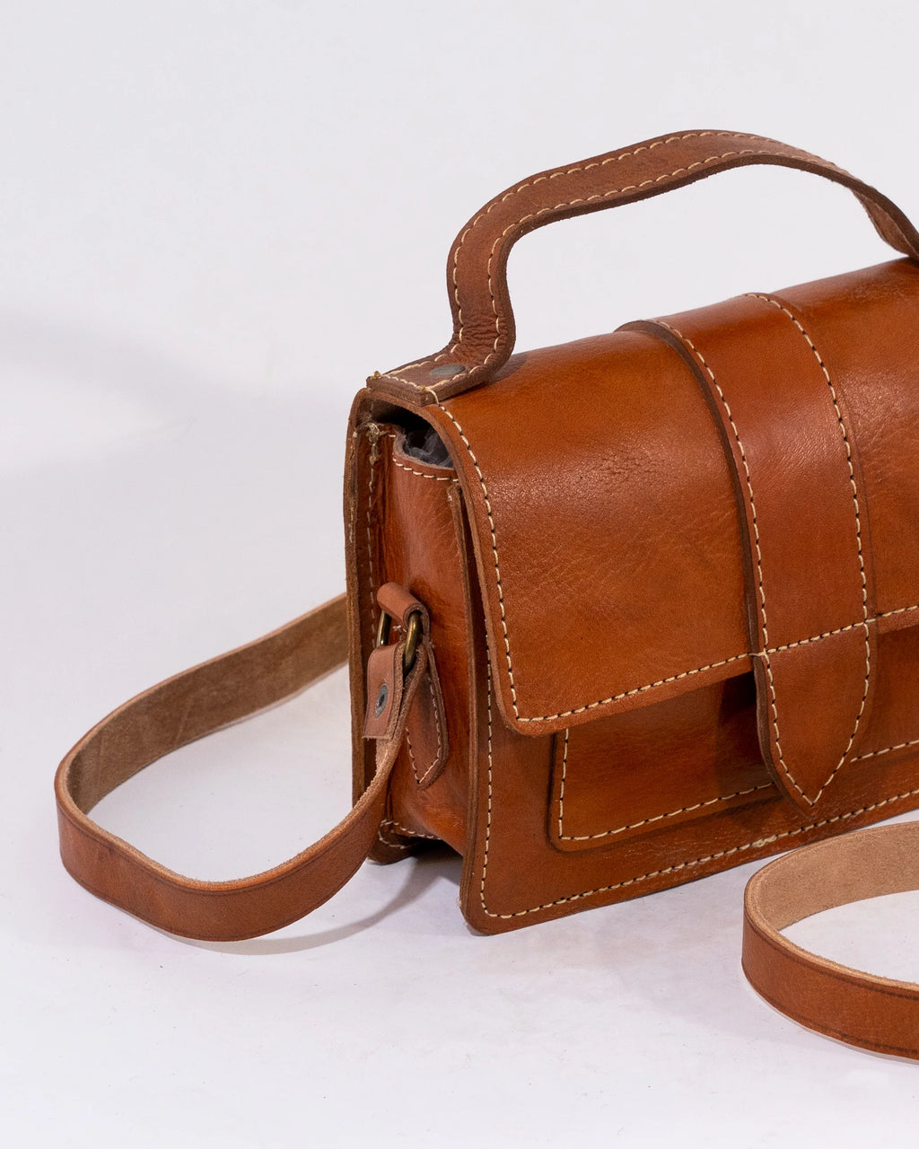 Leather Satchel Bag
