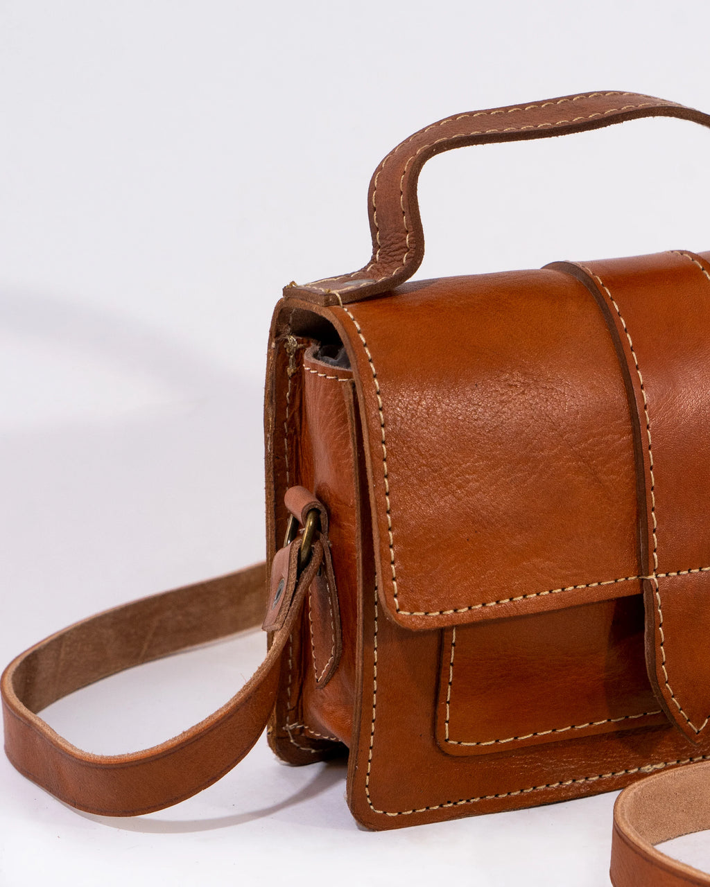 Leather Satchel Bag
