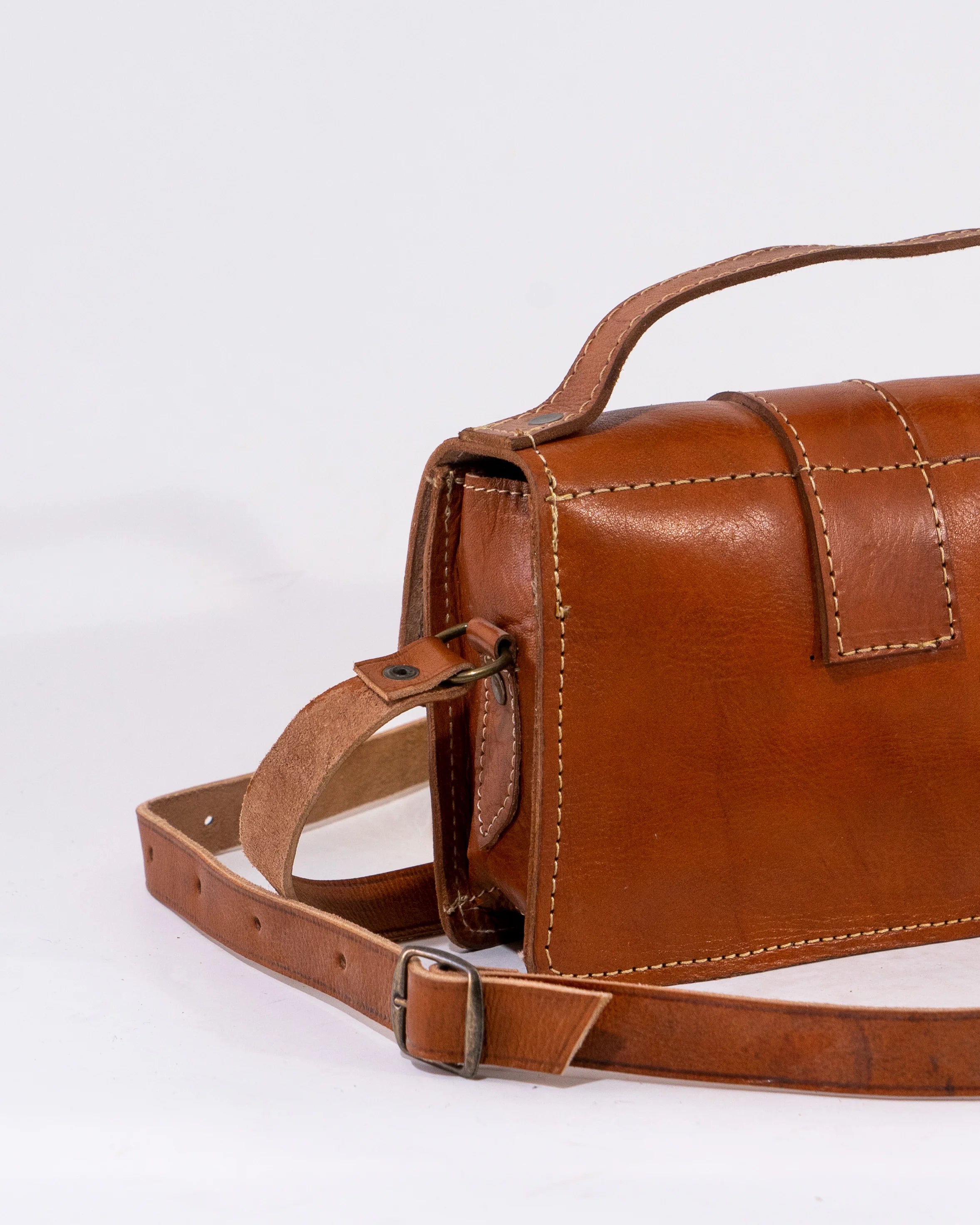 Leather Satchel Bag