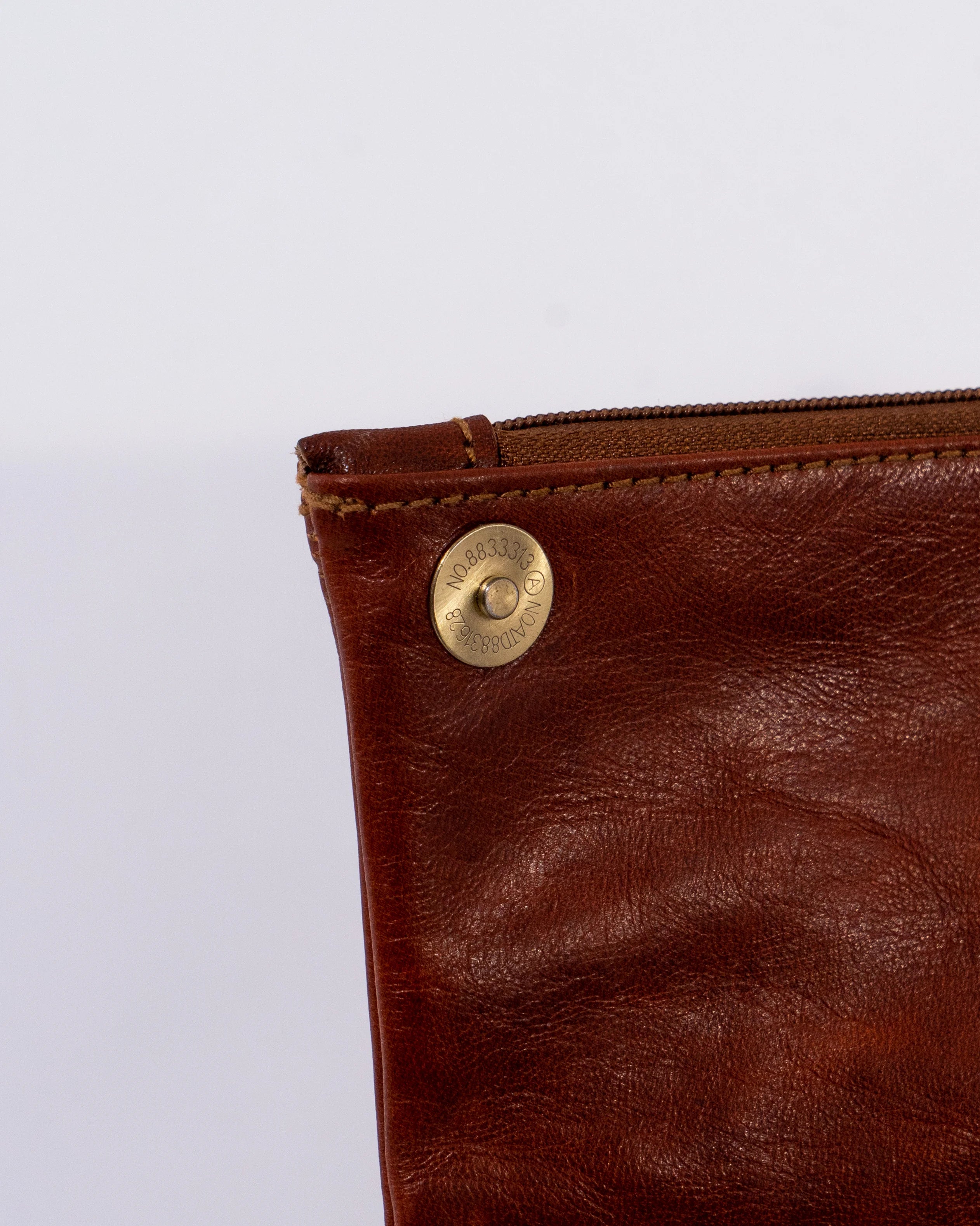 Brown Leather Shoulder Bag