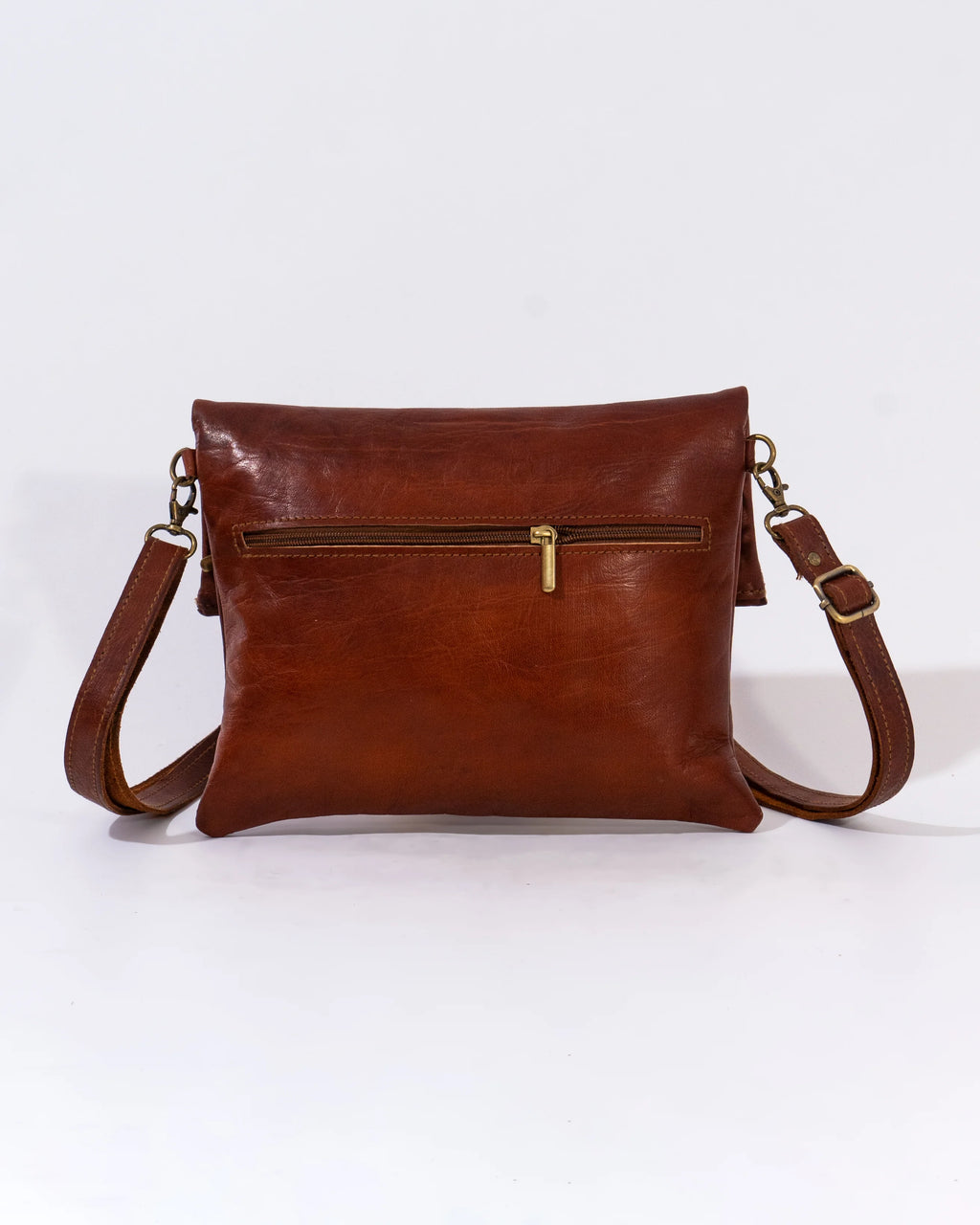 Brown Leather Shoulder Bag