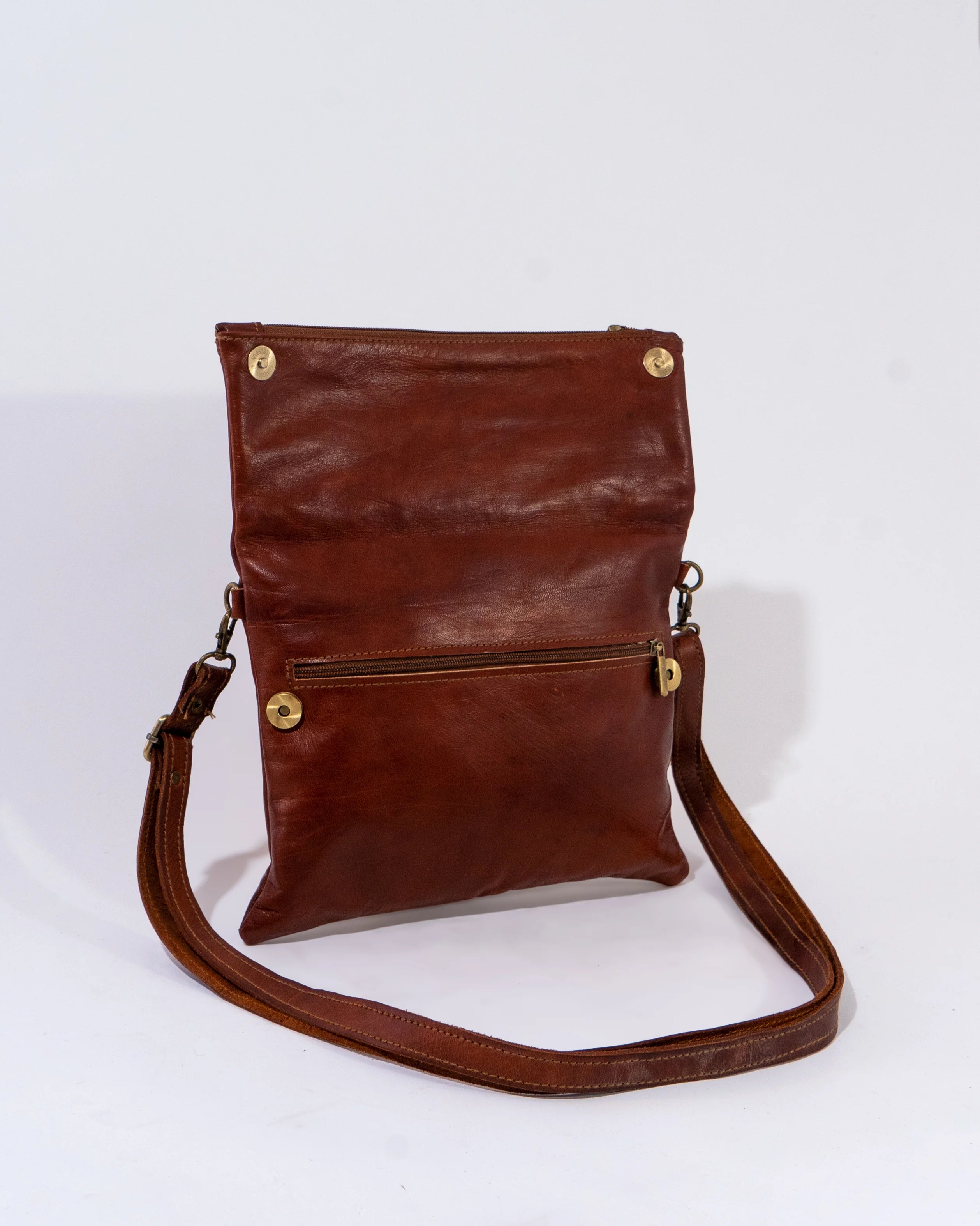 Brown Leather Shoulder Bag