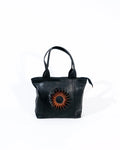 Black Leather Tote Bag