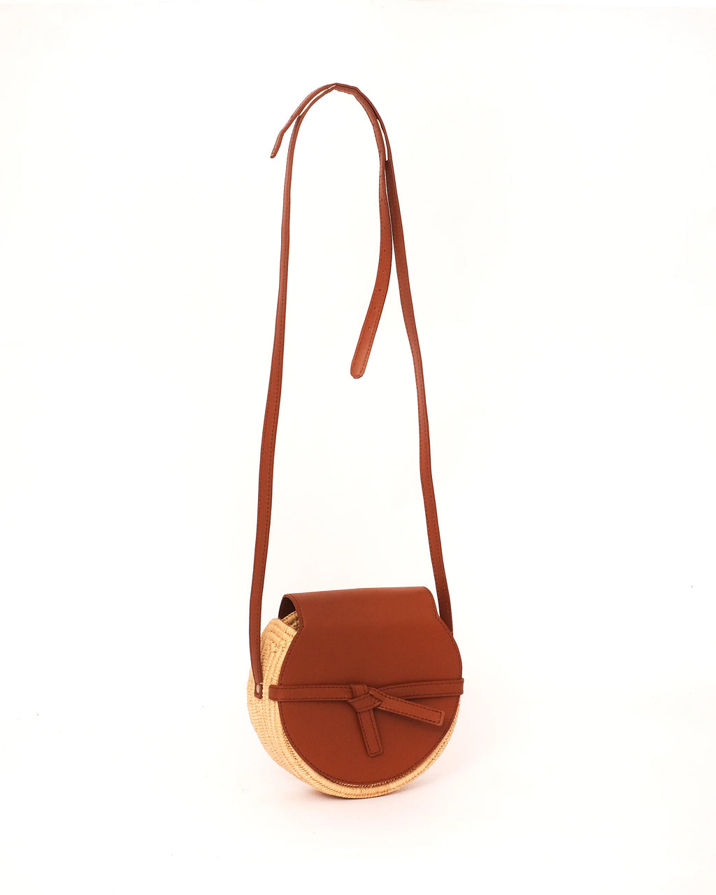 Mini Raffia Crossbody Bag