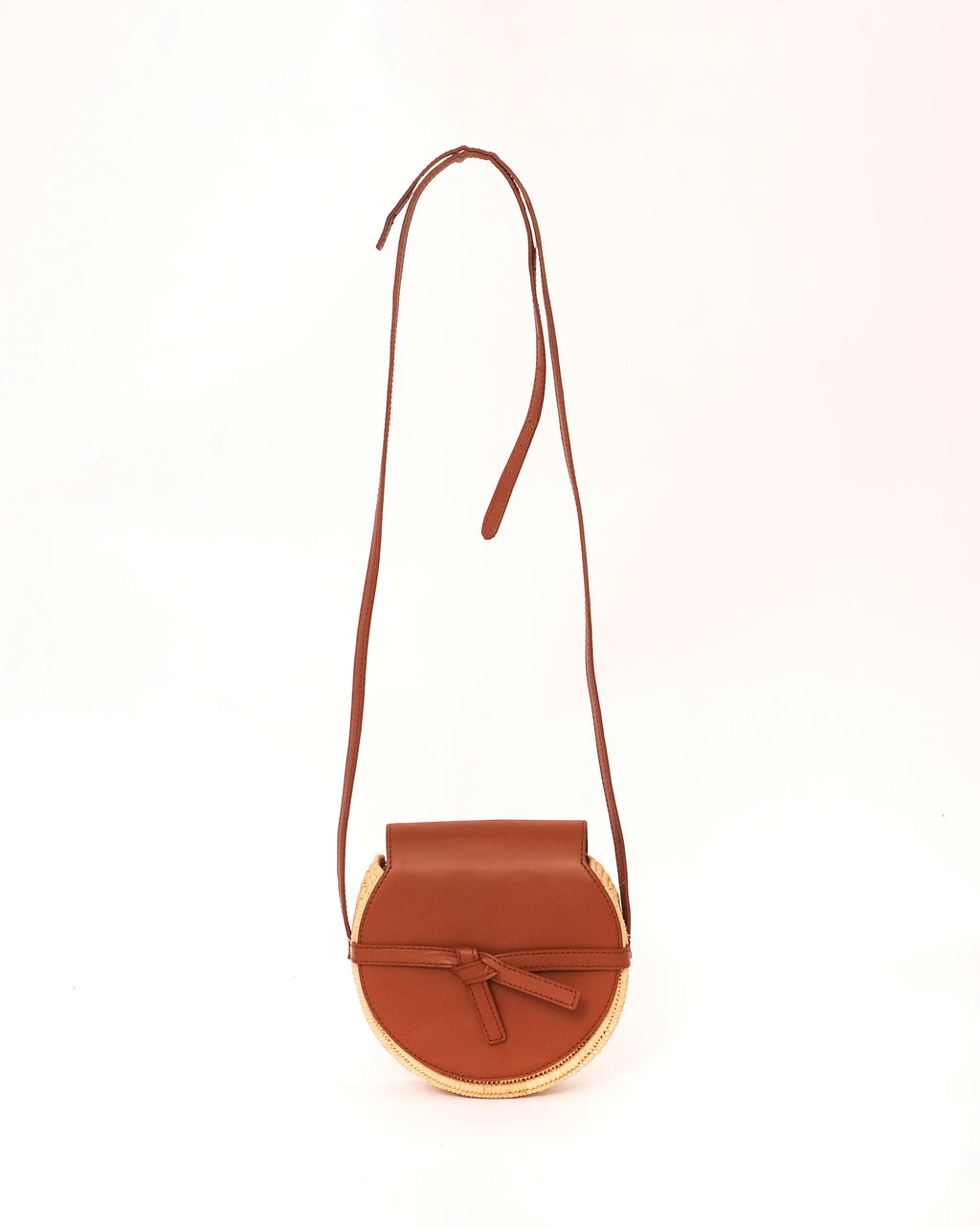 Mini Raffia Crossbody Bag