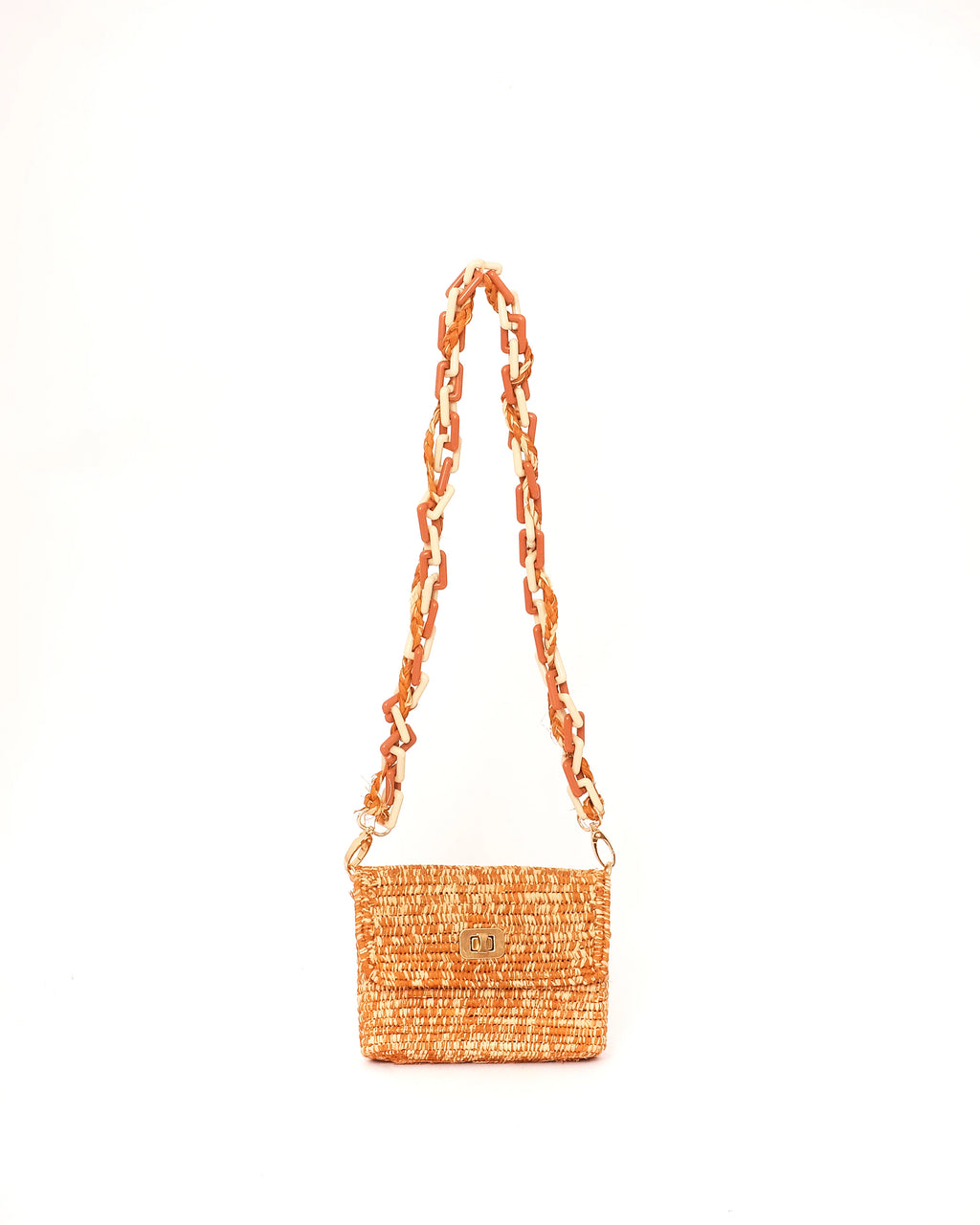 Mini Raffia Shoulder Bag