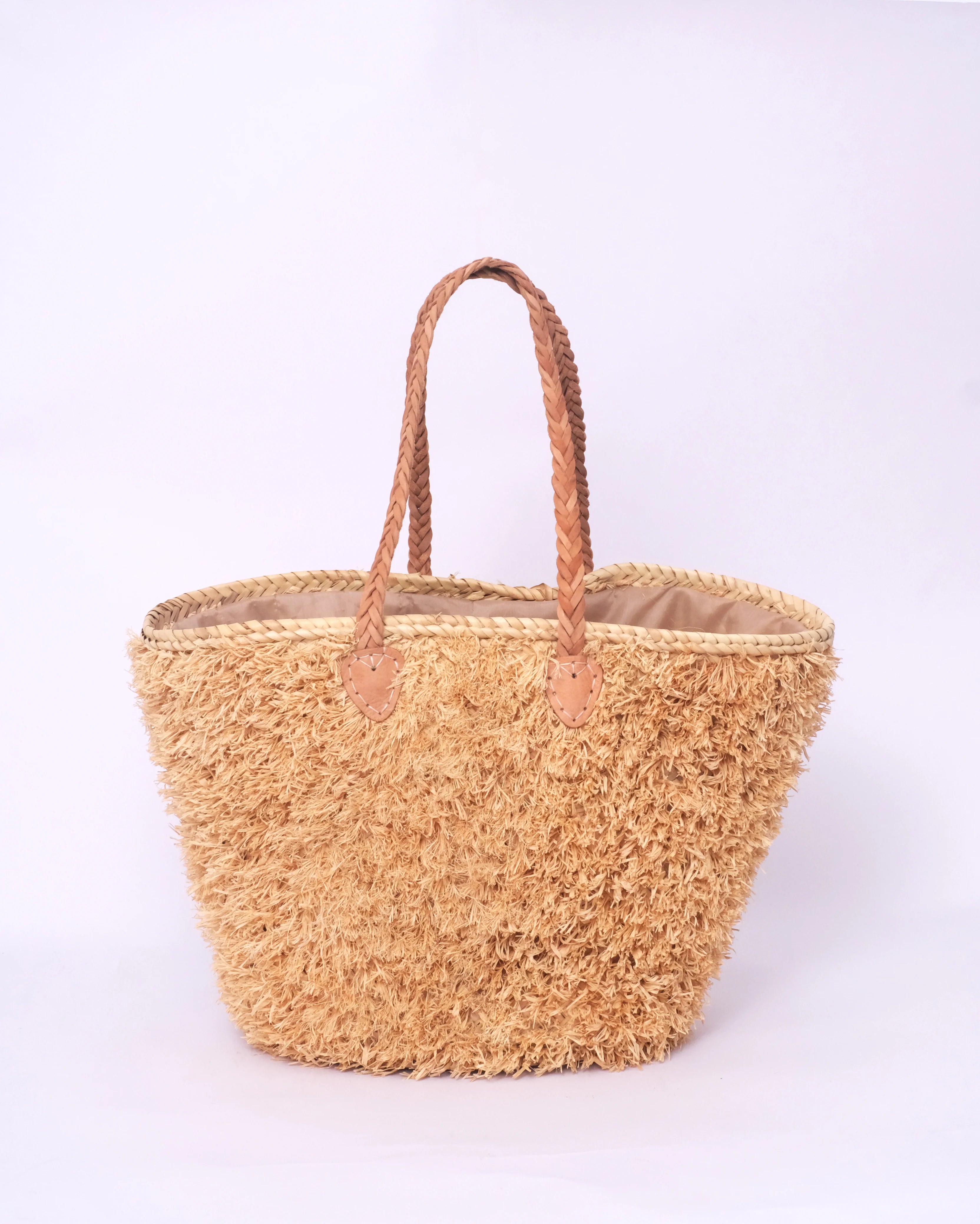 Straw & Raffia Tote Bag