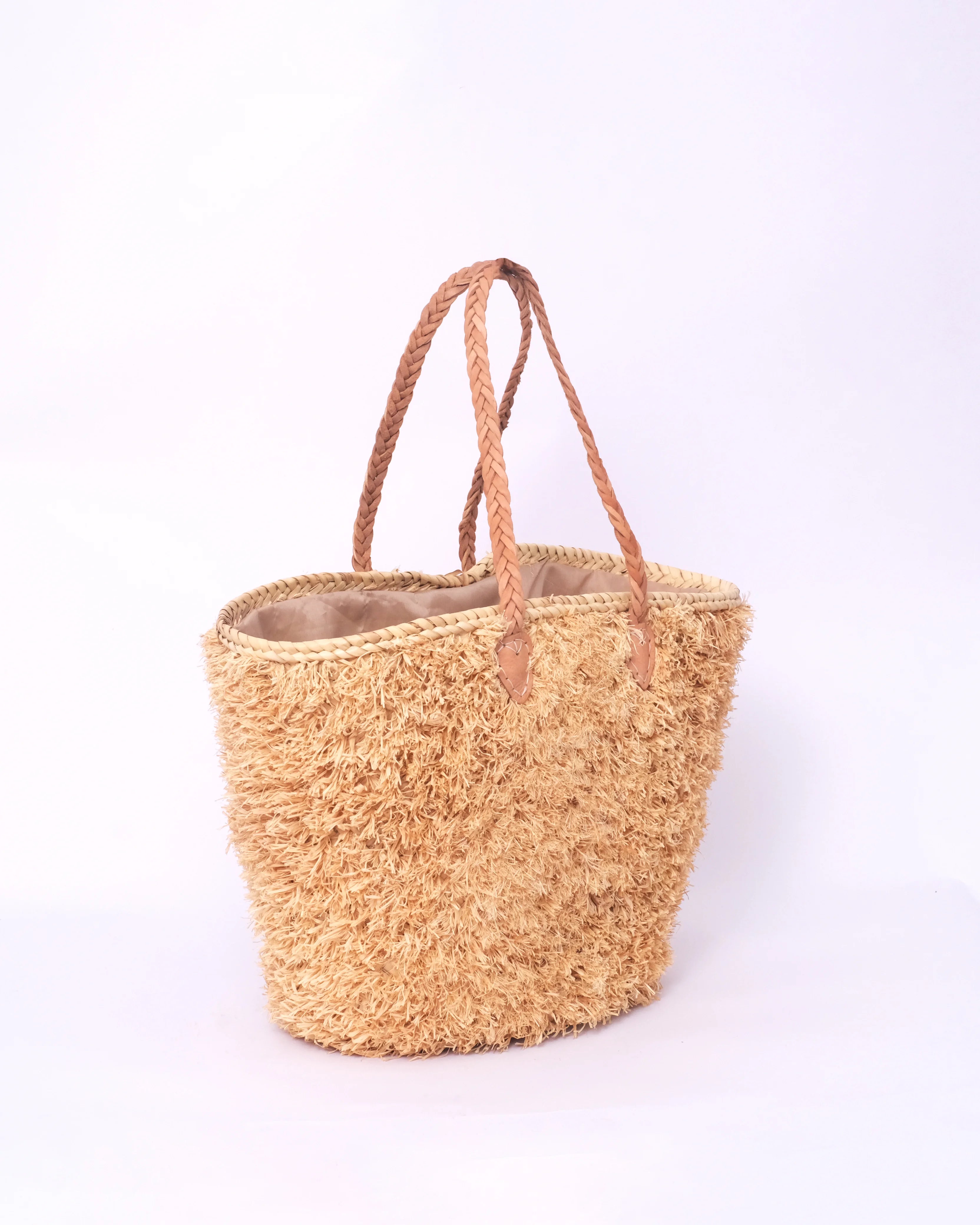 Straw & Raffia Tote Bag