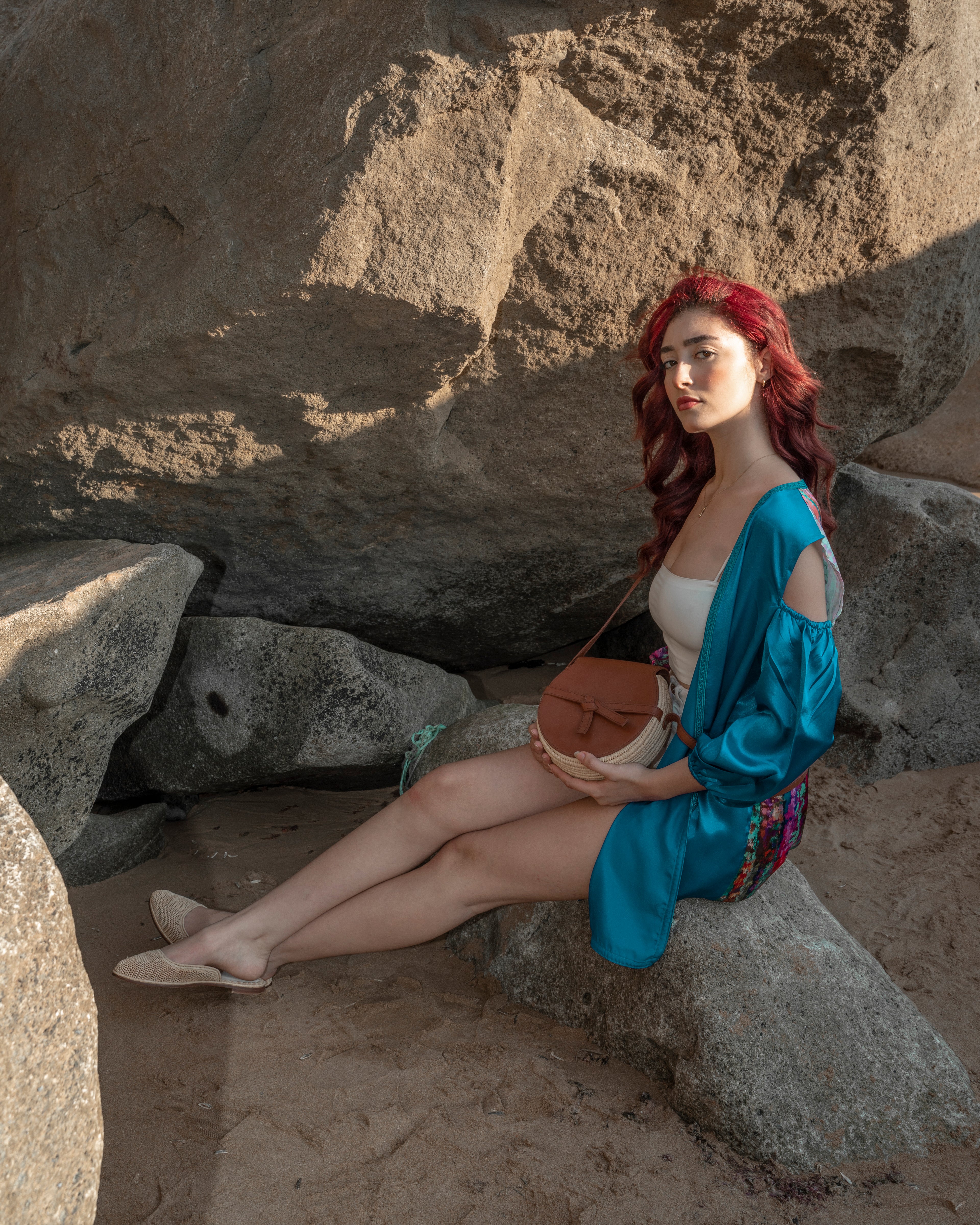 Mini Raffia Crossbody Bag