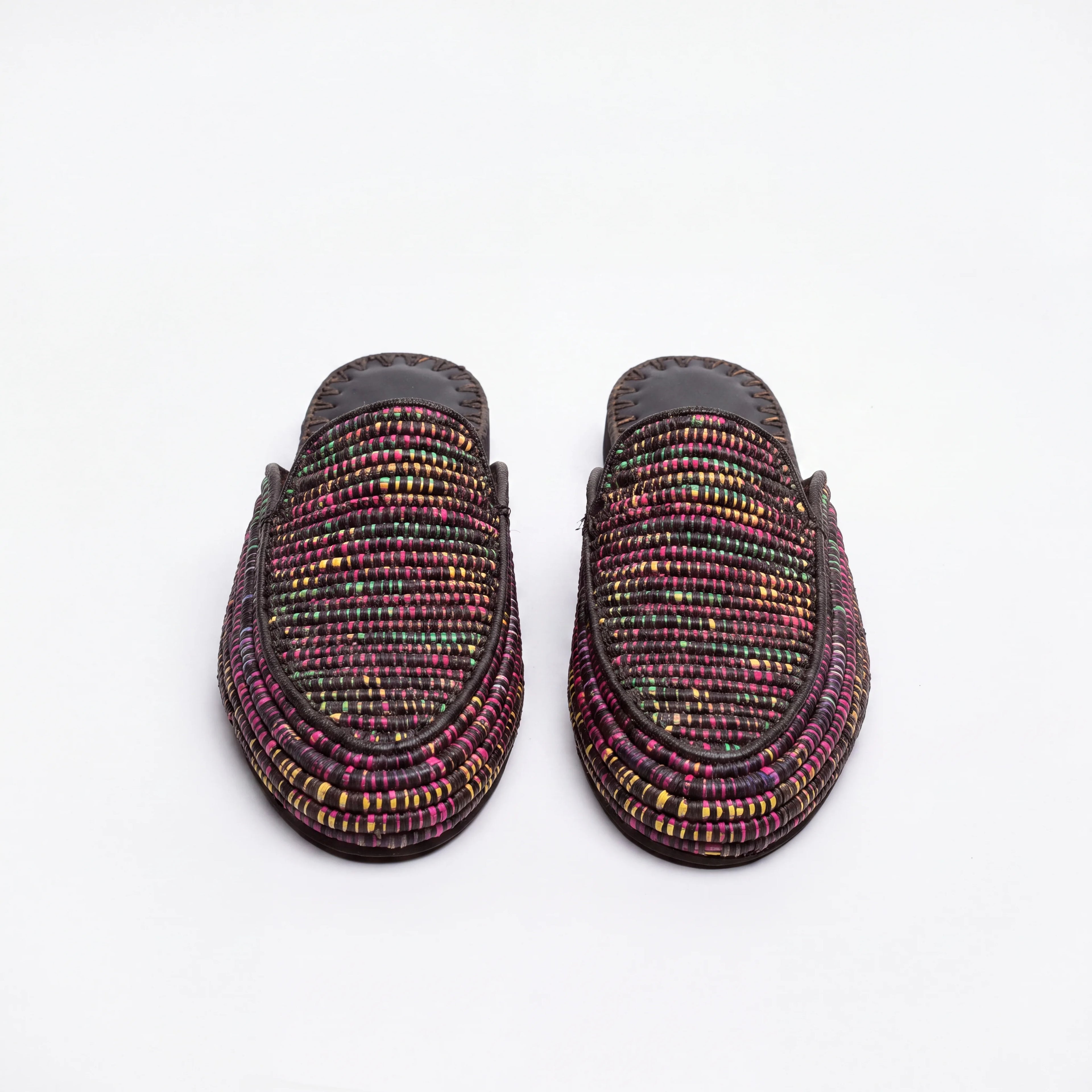 Raffia Slip-on Footwear Multicolor