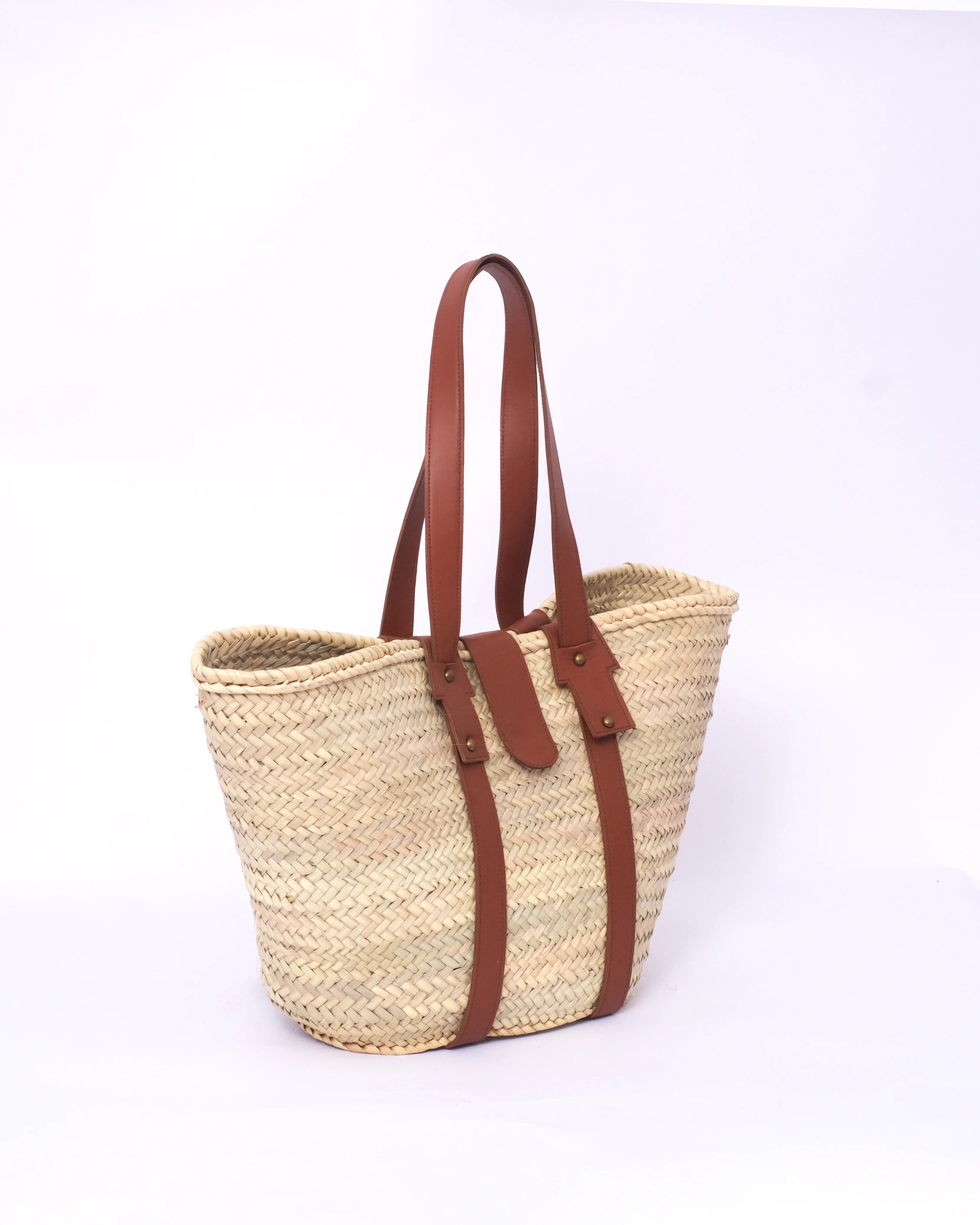 Boho Chic Straw Tote Bag