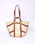 Designer Straw Tote Bag