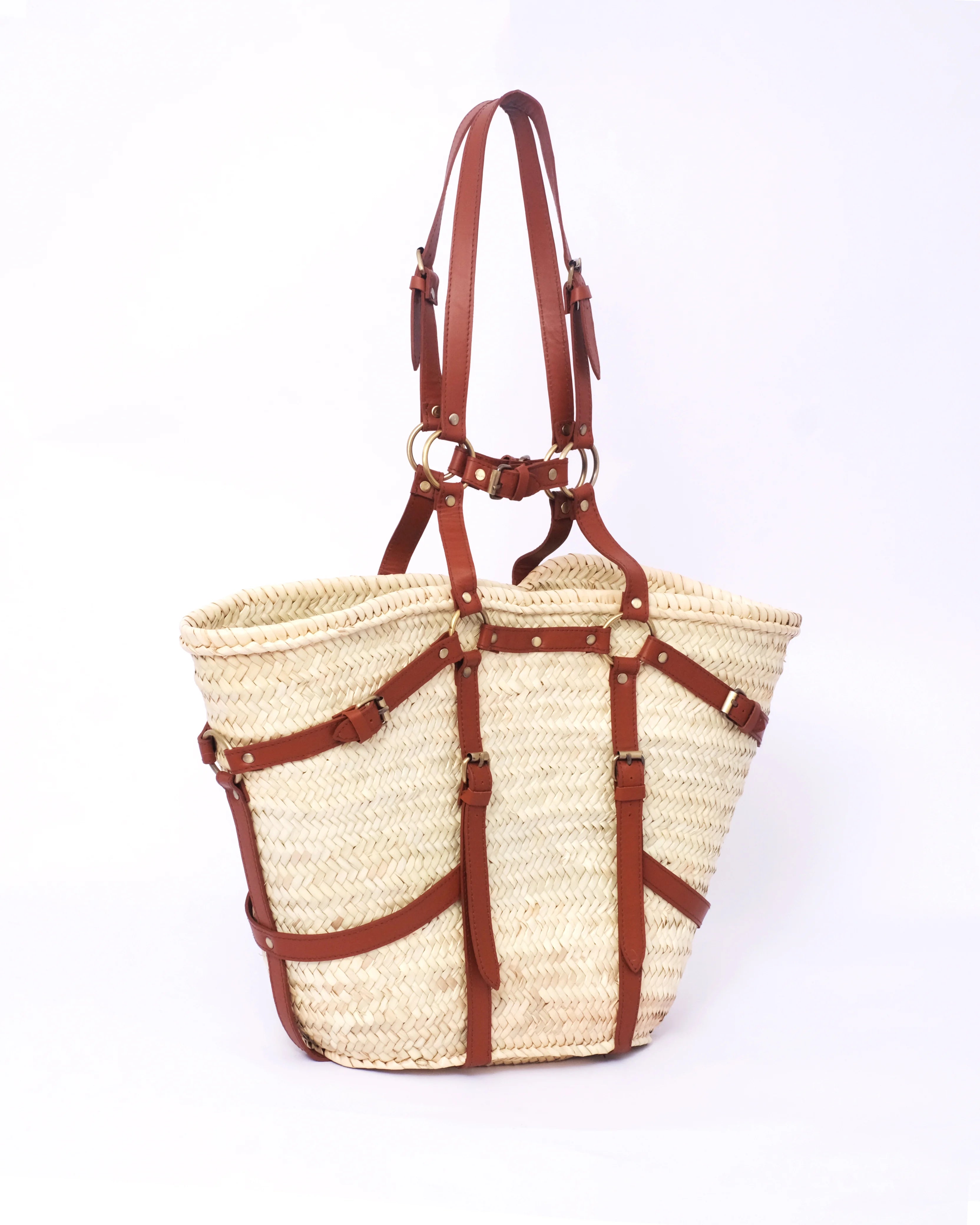Designer Straw Tote Bag