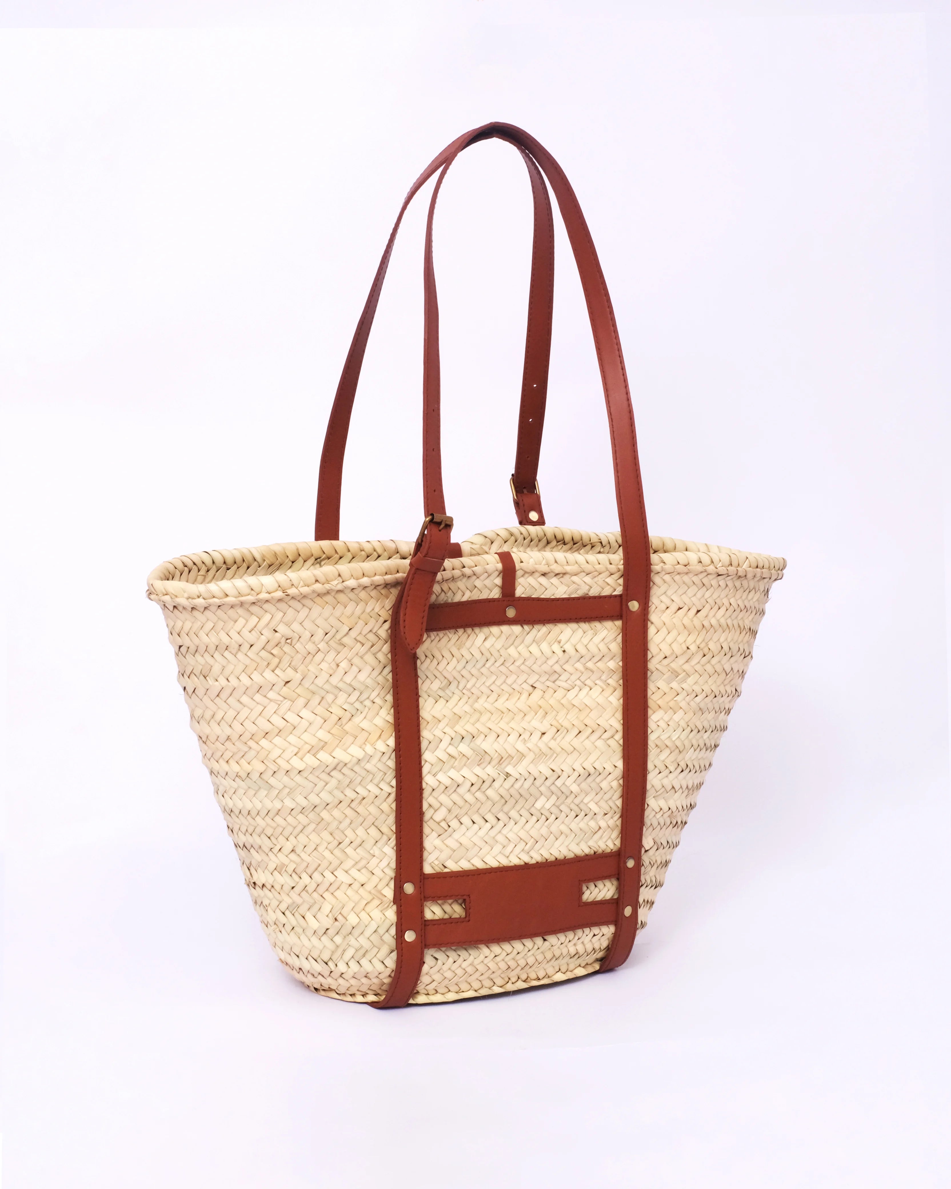 Luxury Straw Tote Handbag