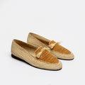 women's raffia loafers for summer stylish, hadnmade, and stsytainble shoes